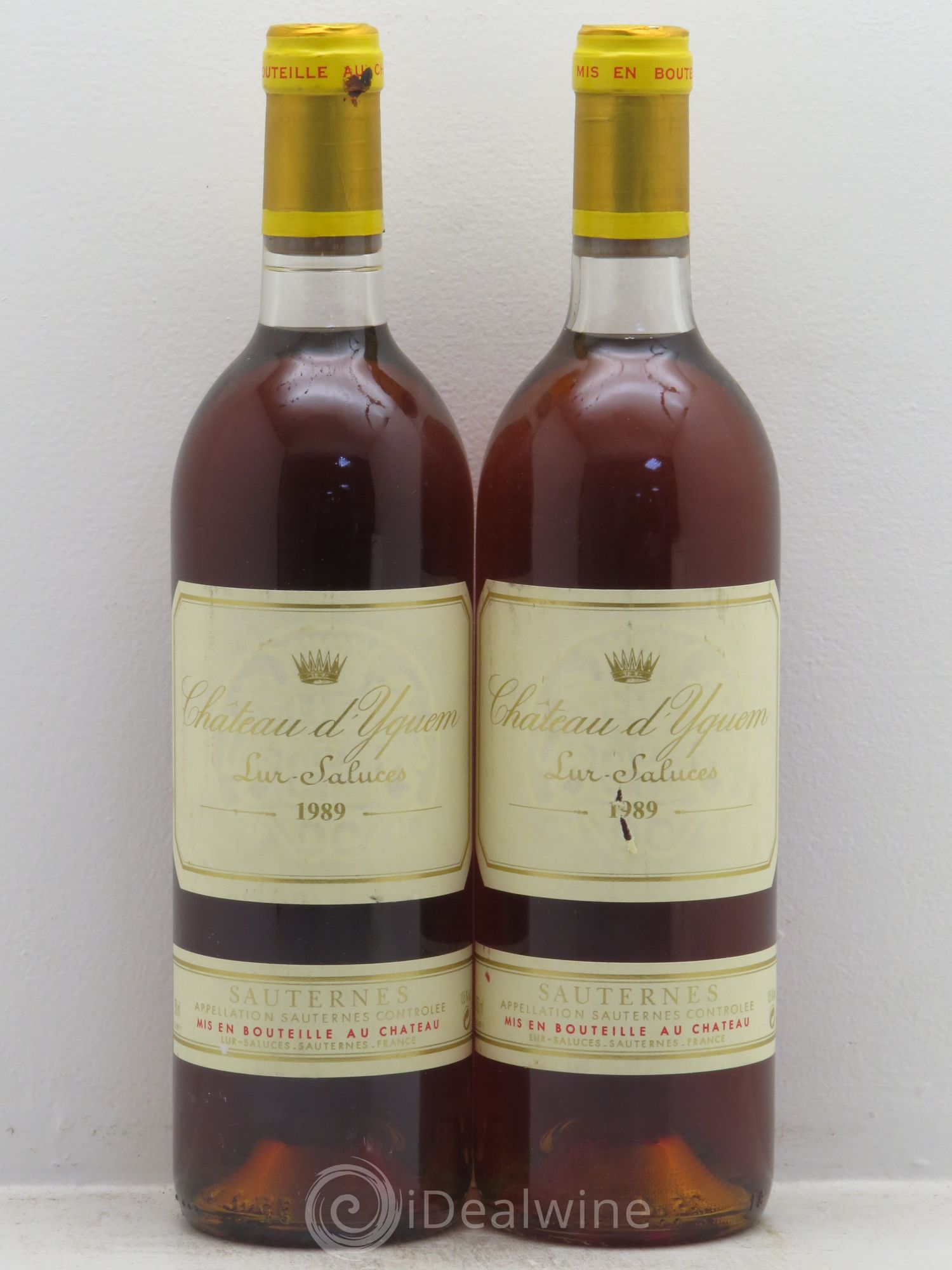 Château d' Yquem 1er Cru Classé Supérieur 1989 - Lotto di 2 bottiglie - 0