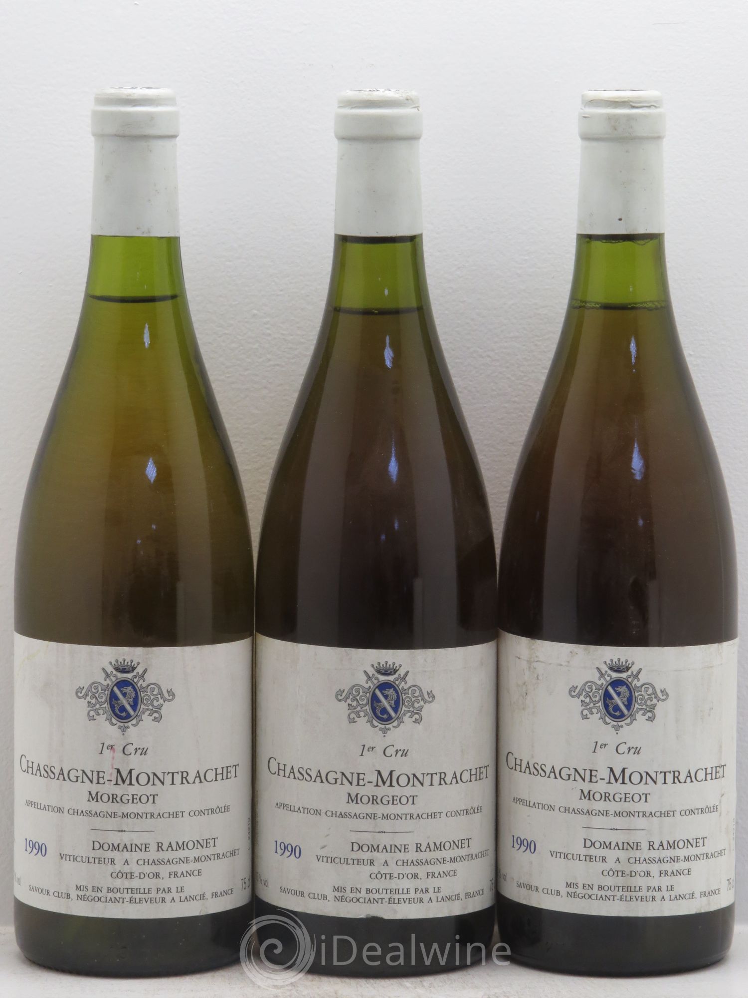Chassagne-Montrachet 1er Cru Morgeot Ramonet (Domaine) 1990 - Lot de 3 bouteilles - 0