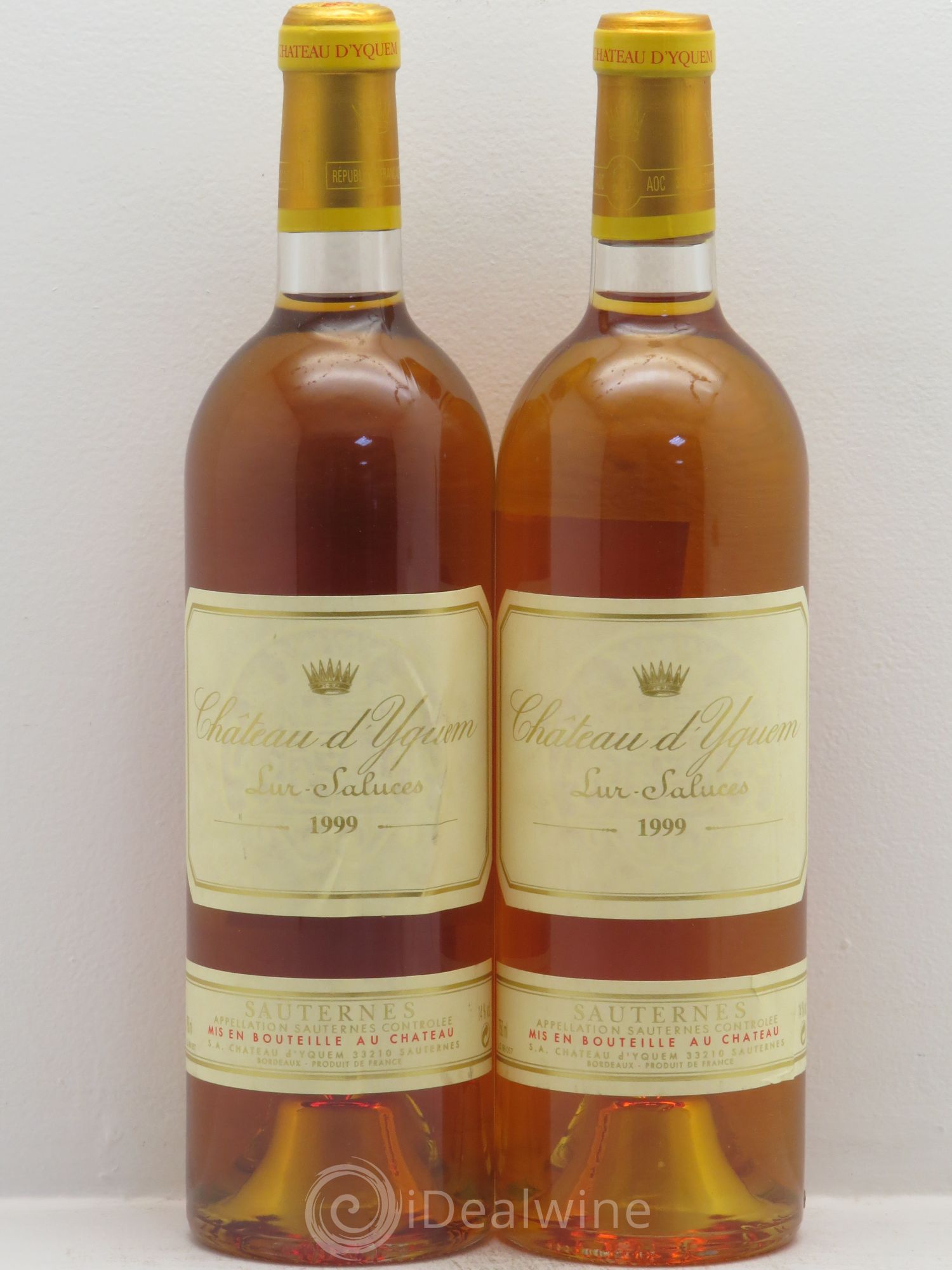 Château d' Yquem 1er Cru Classé Supérieur 1999 - Lotto di 2 bottiglie - 0
