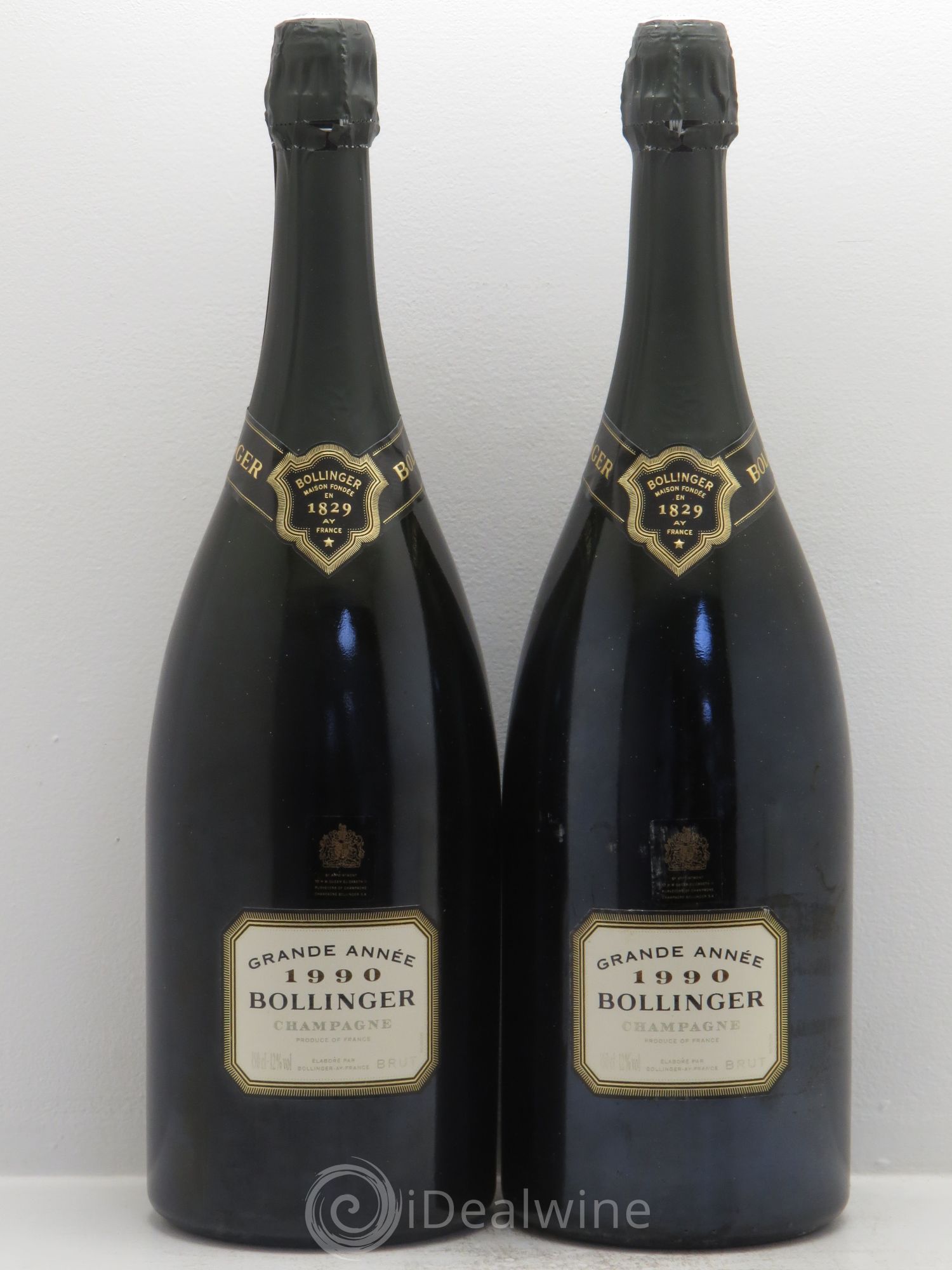 La Grande Année Brut Bollinger 1990 - Lot de 2 magnums - 0
