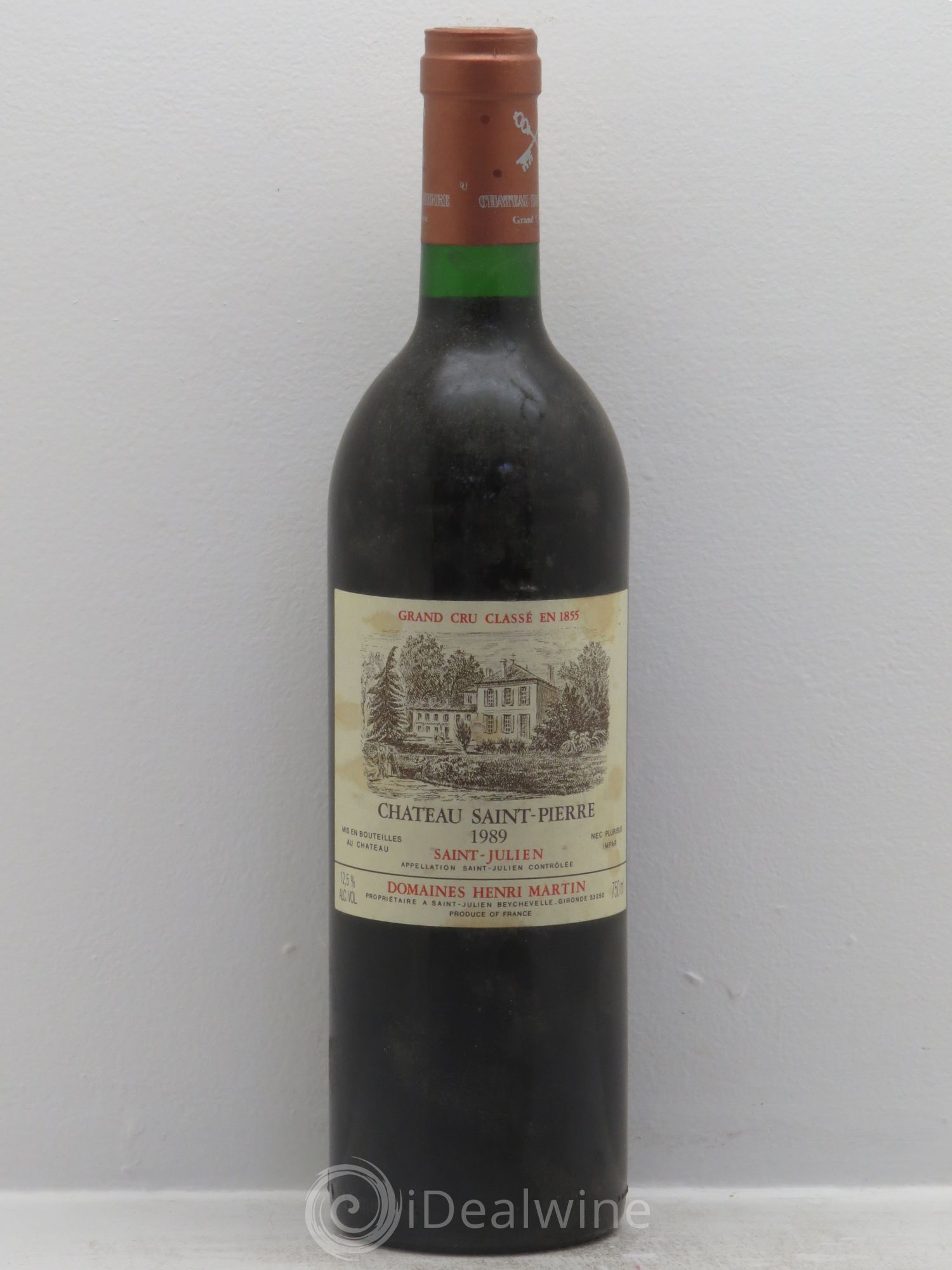 Château Saint-Pierre 4ème Grand Cru Classé 1989 - Lot de 1 bouteille - 0