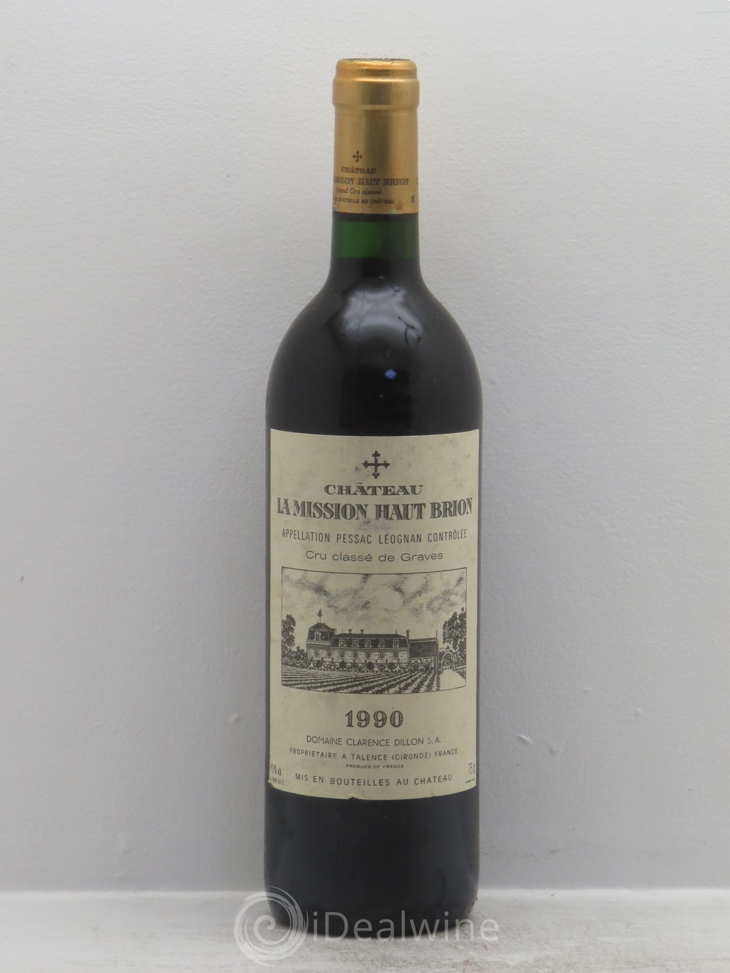 Château la Mission Haut-Brion Cru Classé de Graves 1990 - Lot de 1 bouteille - 0