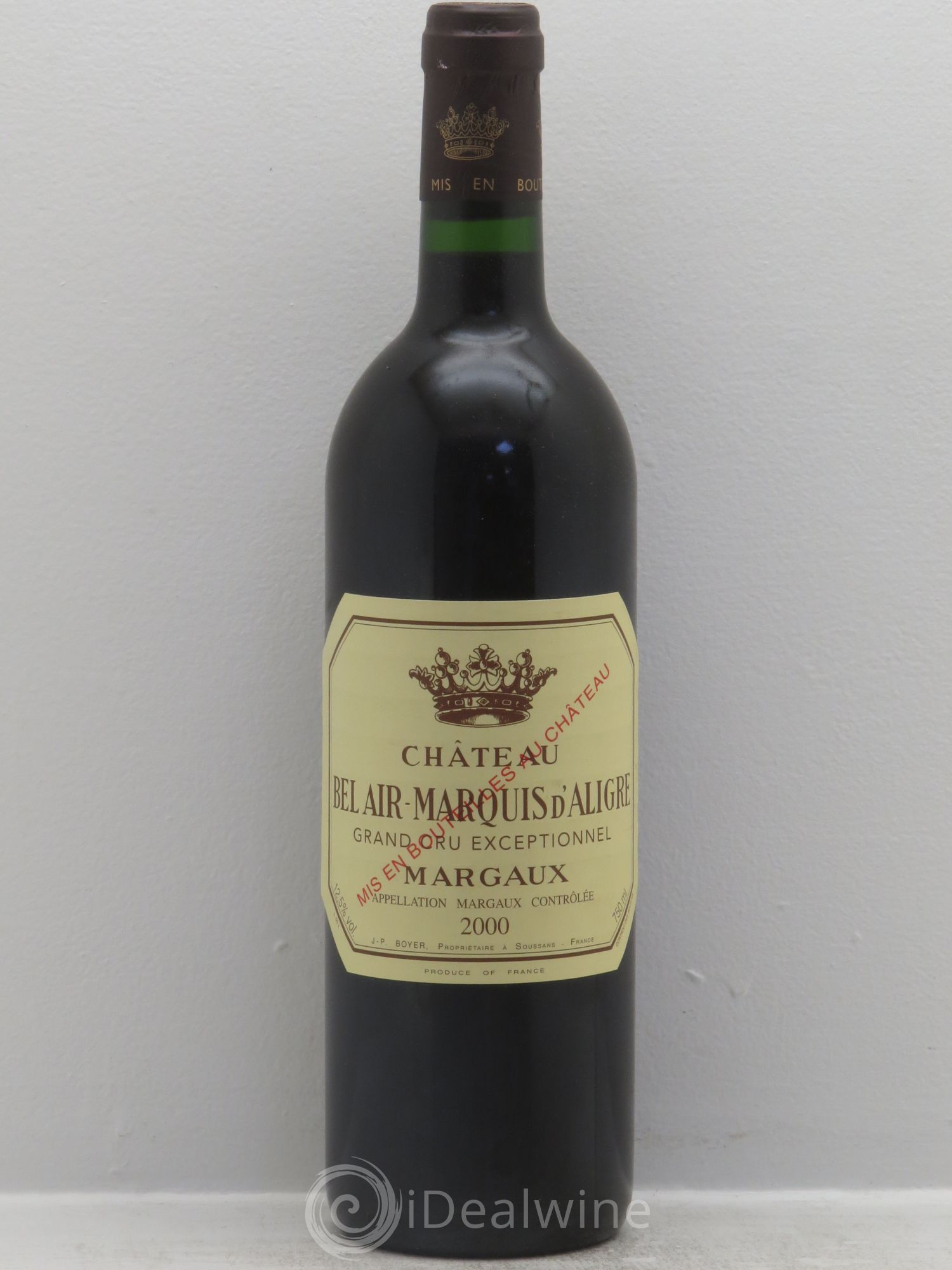 Château Bel Air Marquis d'Aligre 2000 - Lot de 12 bouteilles - 0