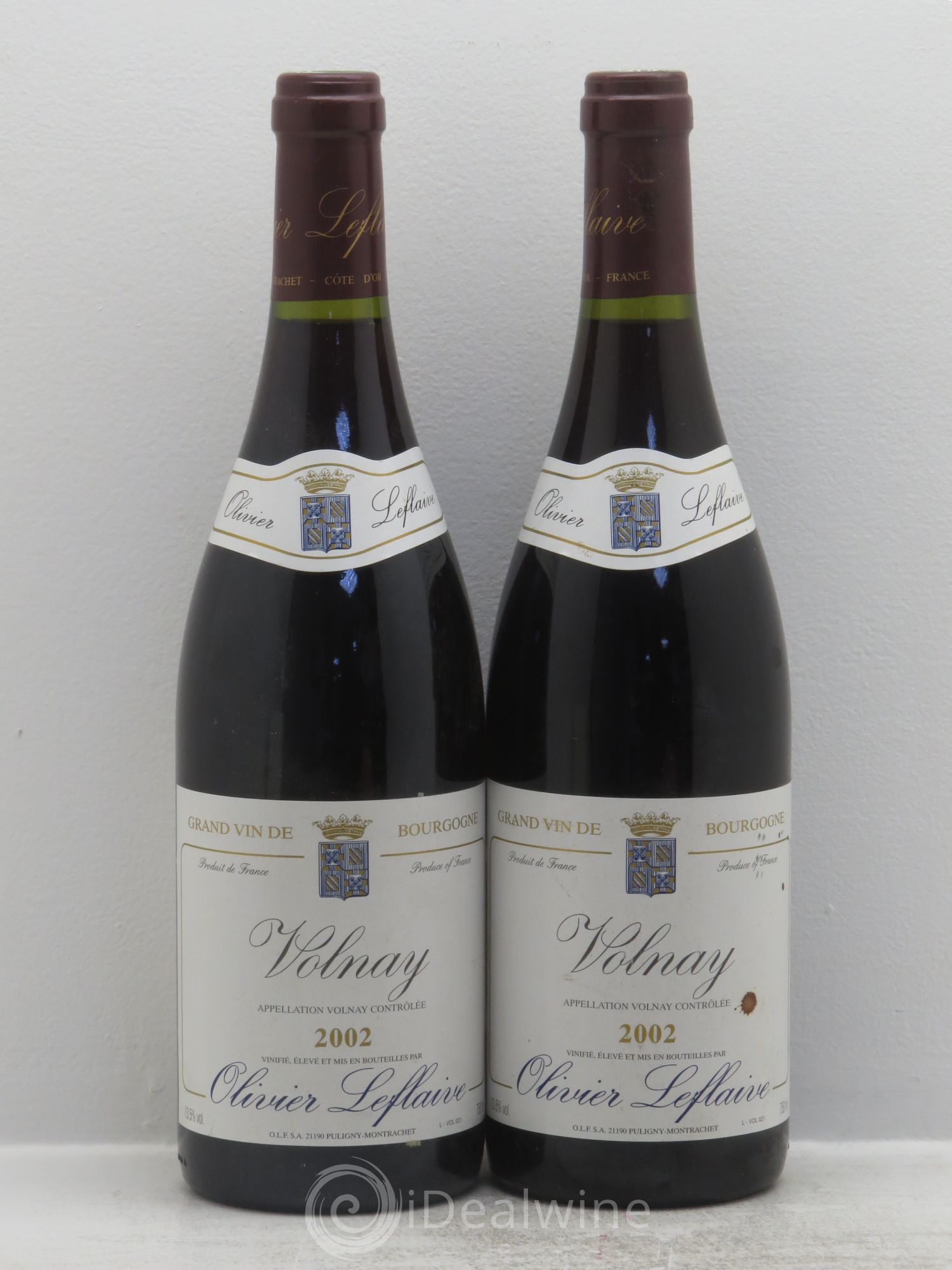 Volnay 2002 - Posten von 2 Flaschen - 0