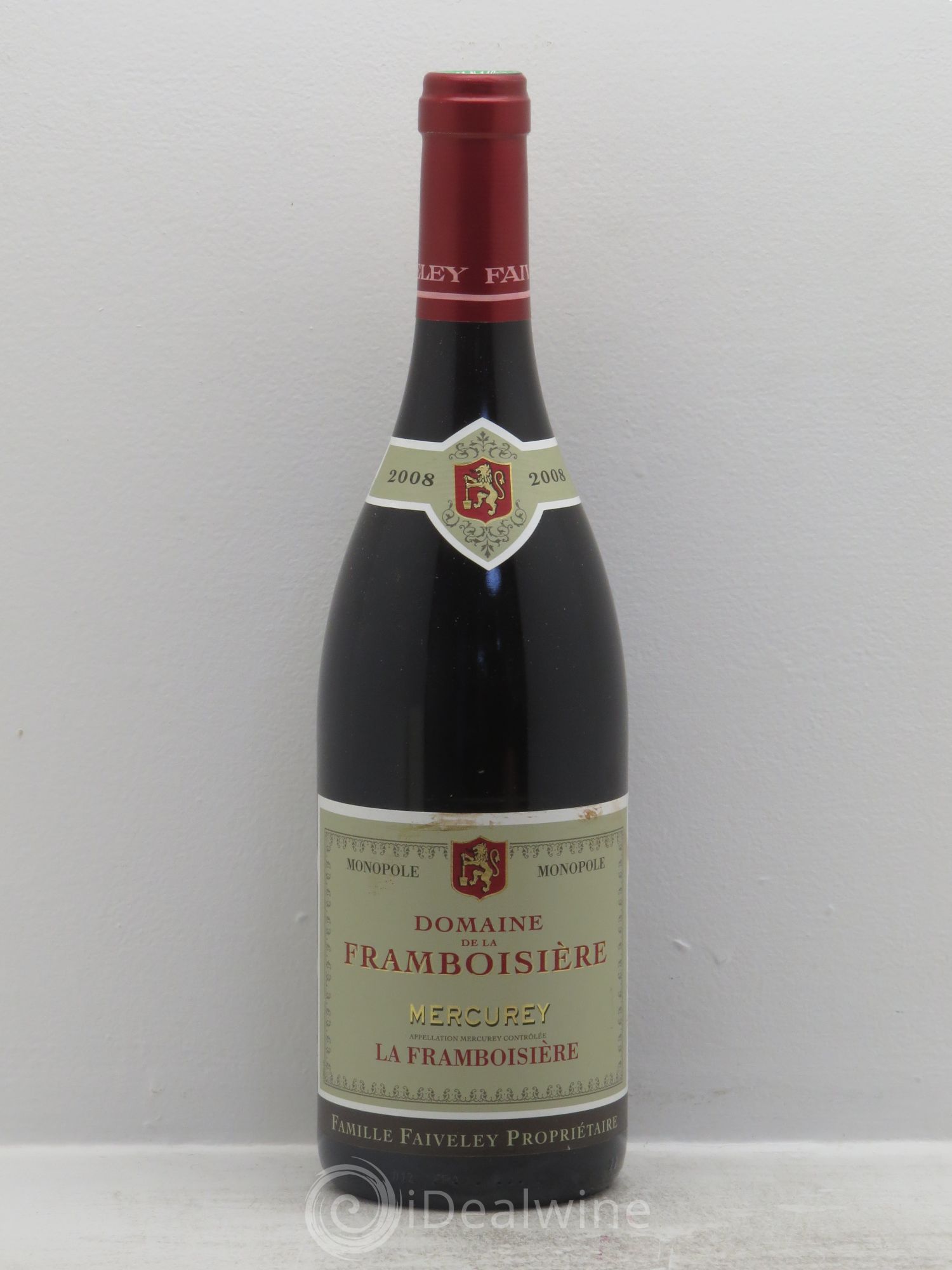 Mercurey Domaine de la Framboisière 2008 - Posten von 6 Flaschen - 0