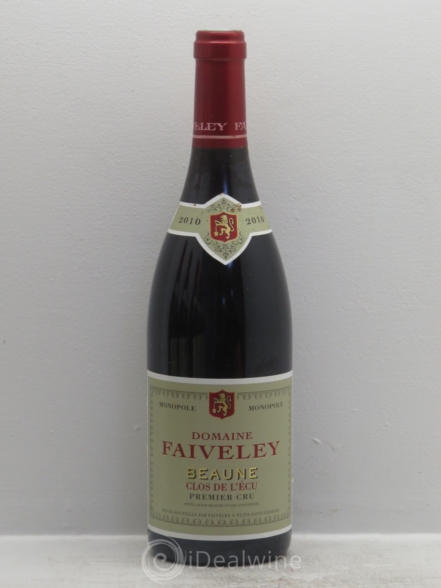 Beaune 1er Cru Clos de l'Ecu Faiveley 2010 - Lot de 6 bouteilles - 0