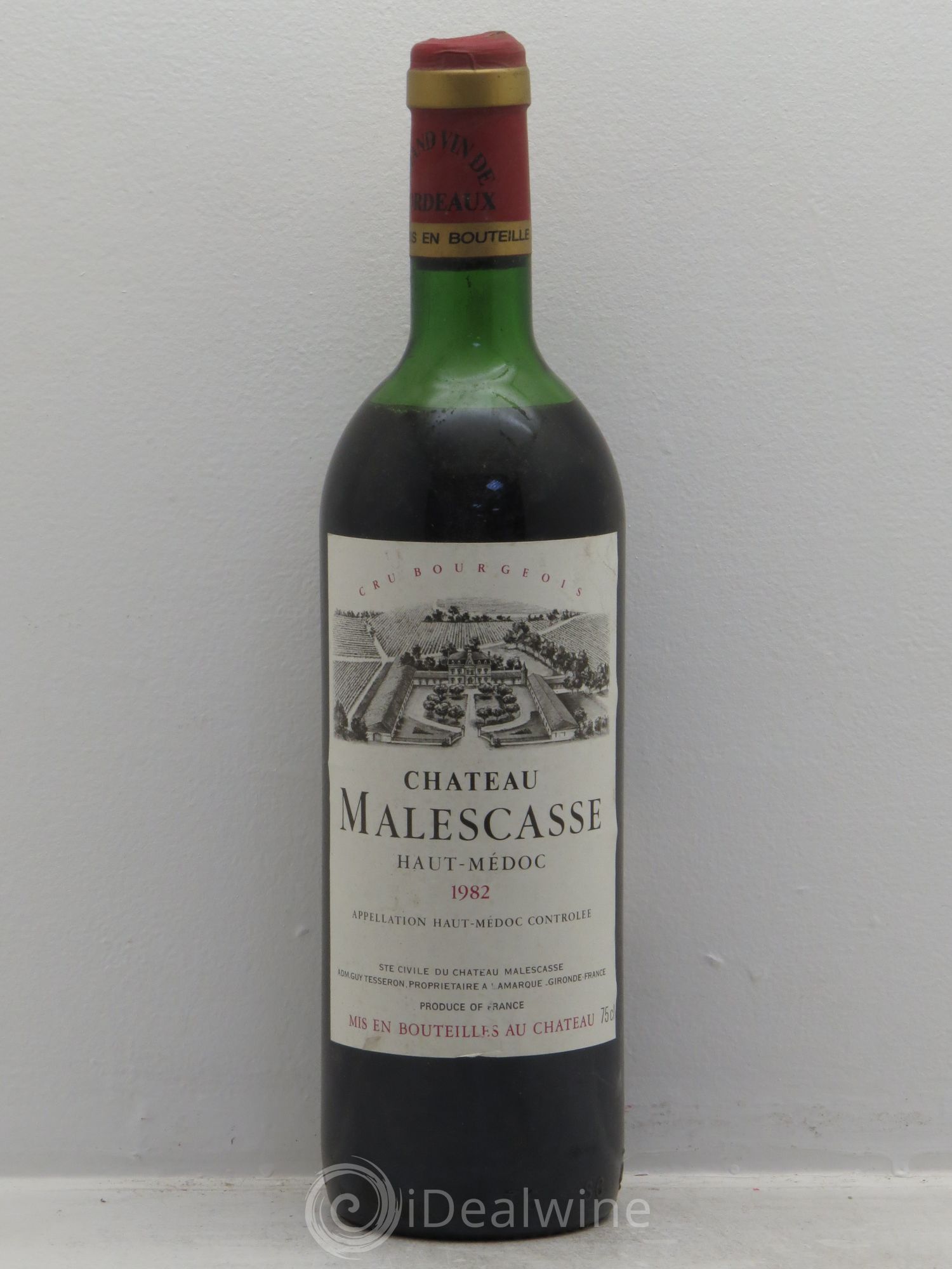 Château Malescasse Cru Bourgeois Exceptionnel 1982 - Lot de 1 bouteille - 0