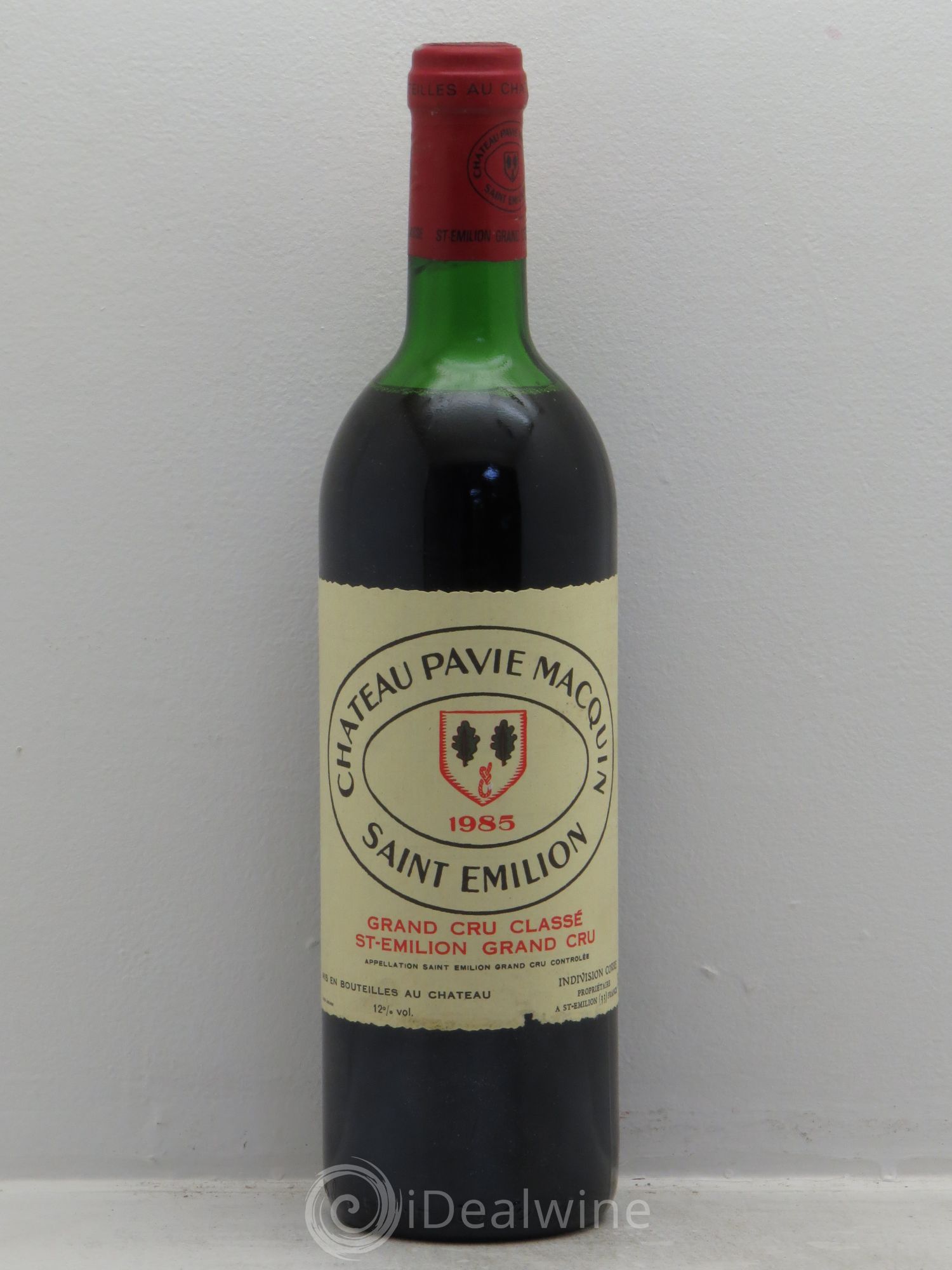 Château Pavie Macquin 1er Grand Cru Classé B 1985 - Lot de 6 bouteilles - 0