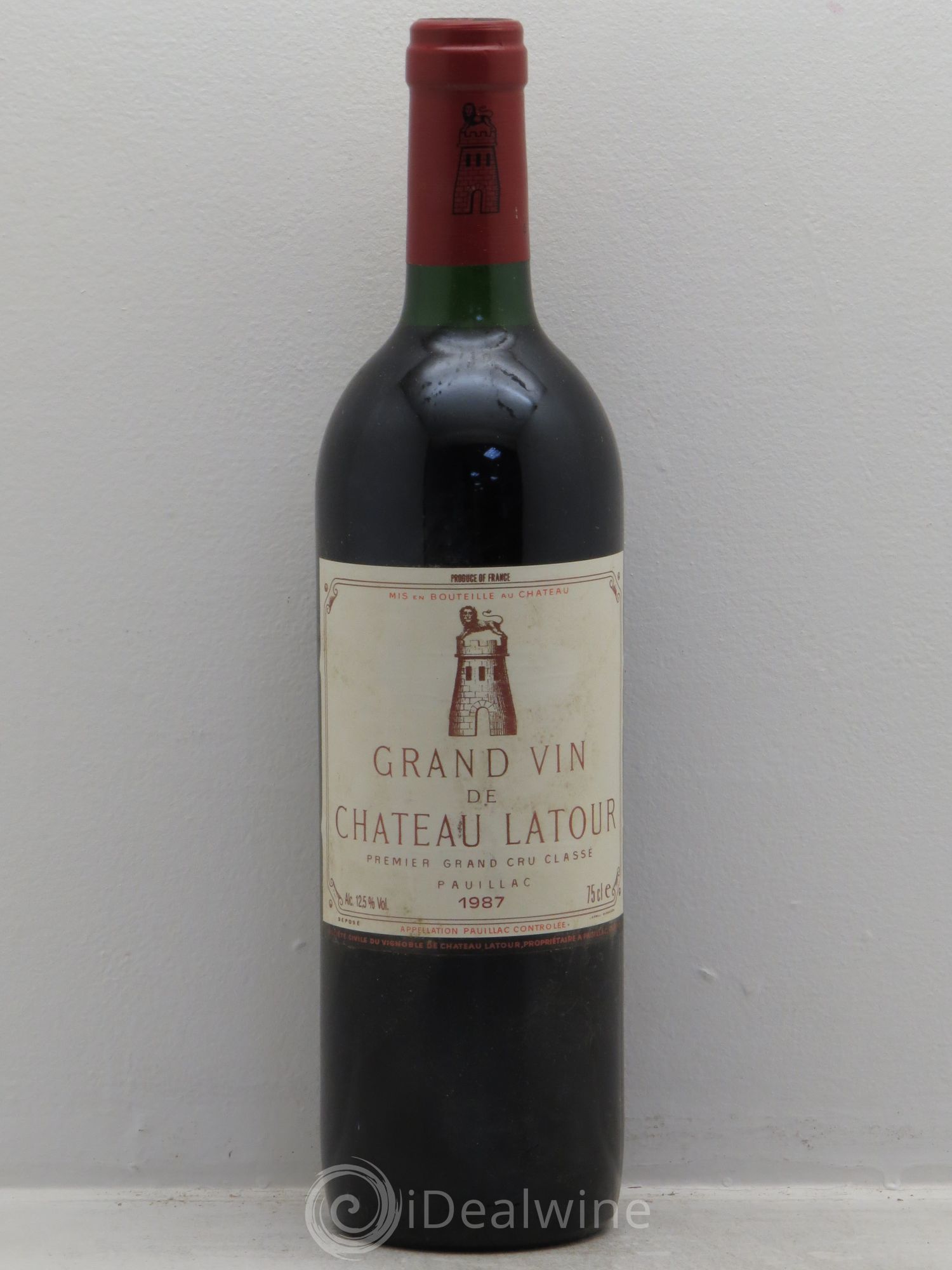 Château Latour 1er Grand Cru Classé 1987 - Lot de 1 bouteille - 0