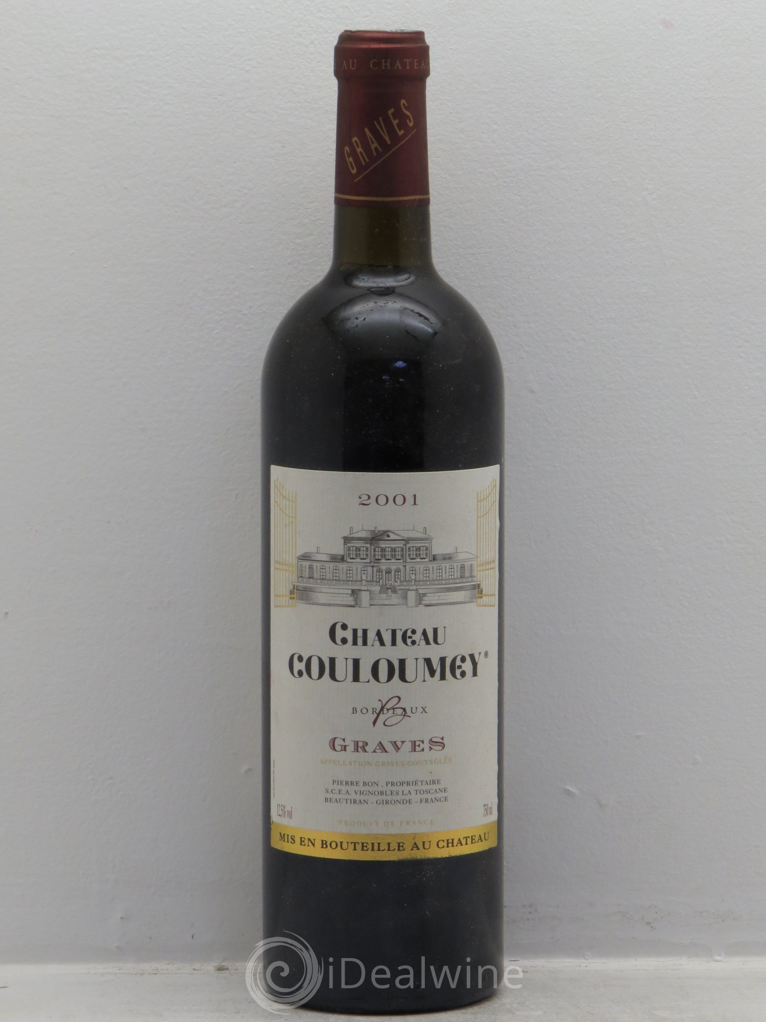 Graves Château Couloumey 2001 - Lot de 6 bouteilles - 0