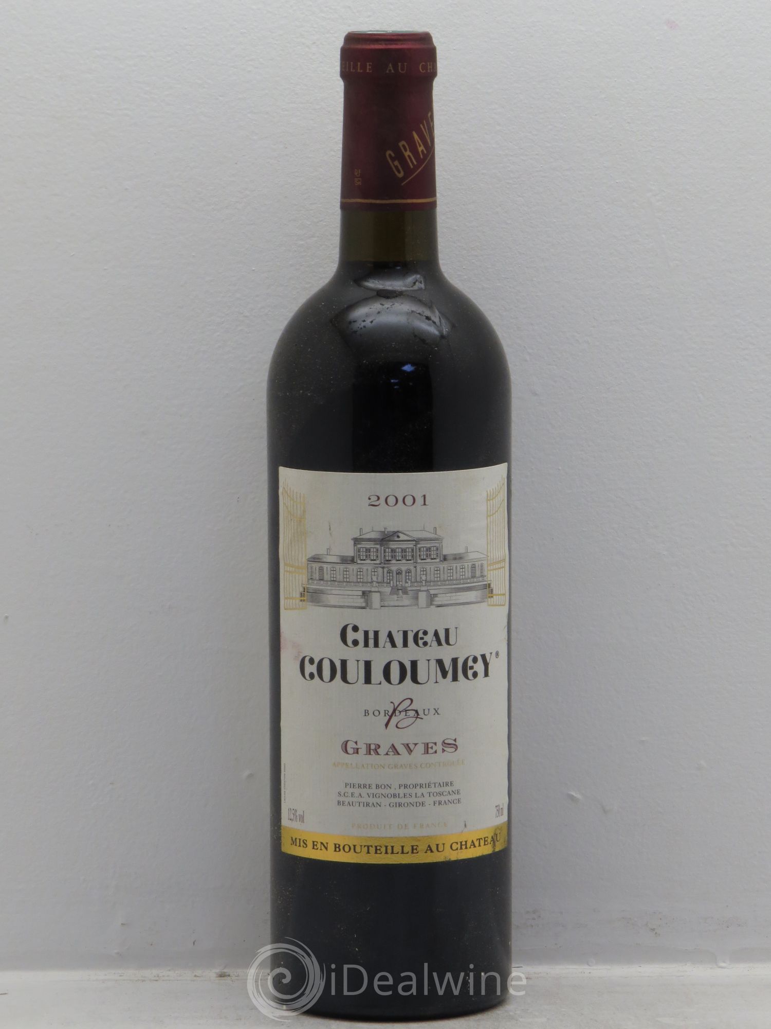 Graves Château Couloumey 2001 - Posten von 1 Flasche - 0