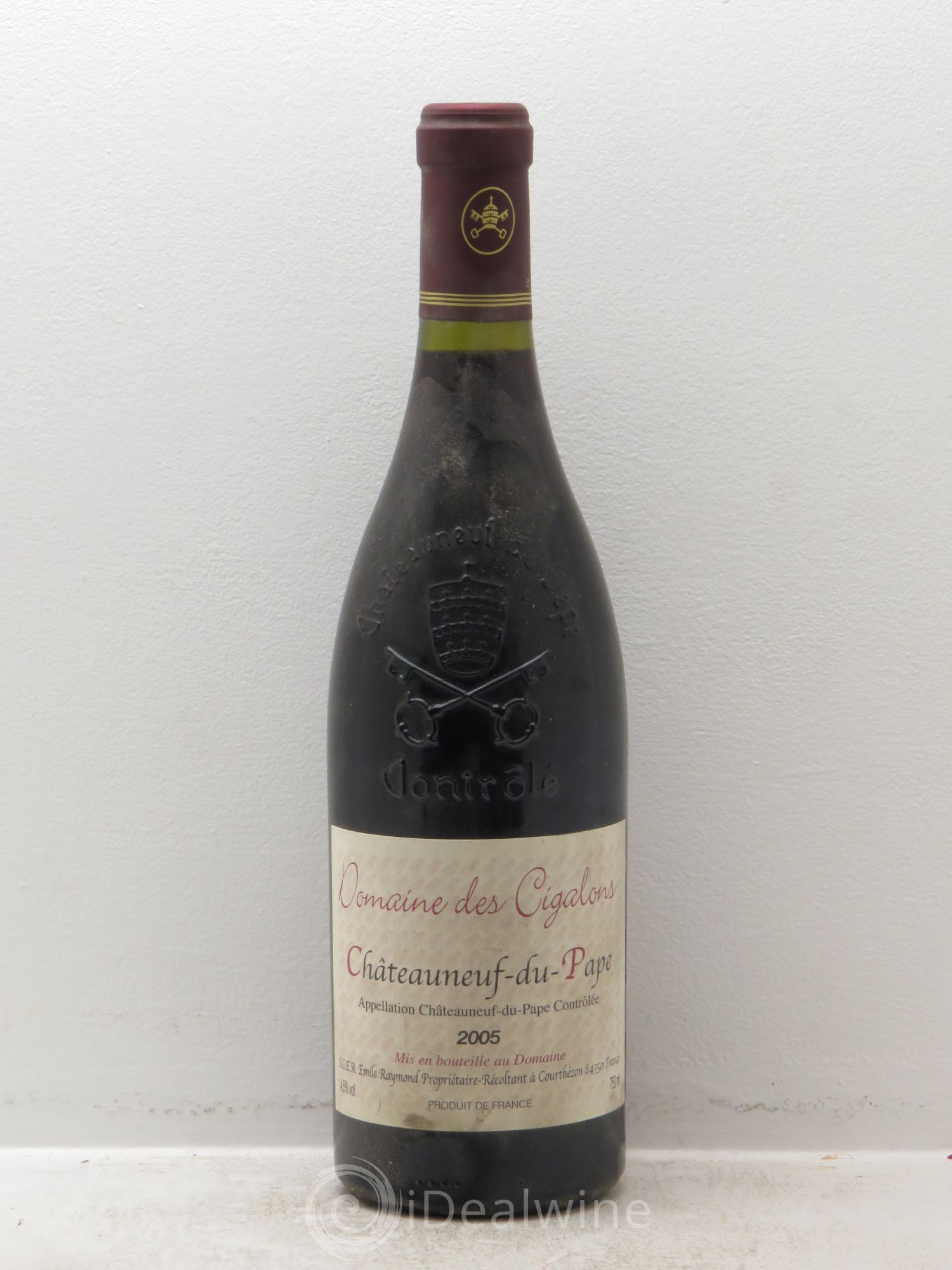Châteauneuf-du-Pape Cigalons 2005 - Lot de 1 bouteille - 0