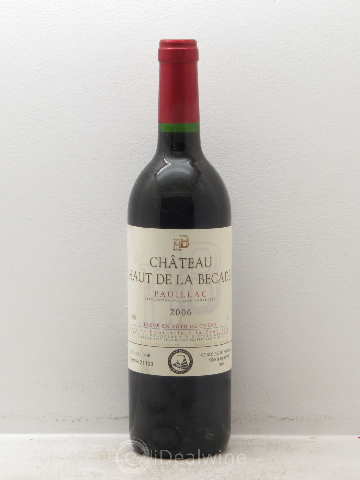 Pauillac Haut de la Bécade 2006 - Posten von 1 Flasche - 0