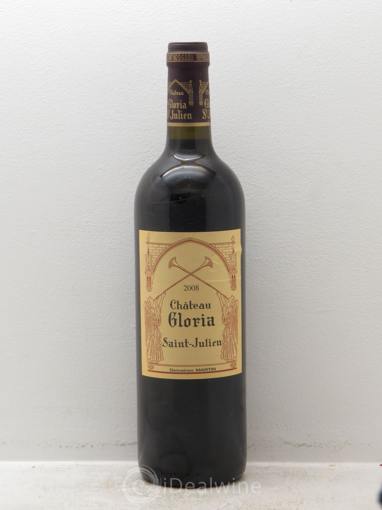 Château Gloria 2008 - Lot de 1 bouteille - 0