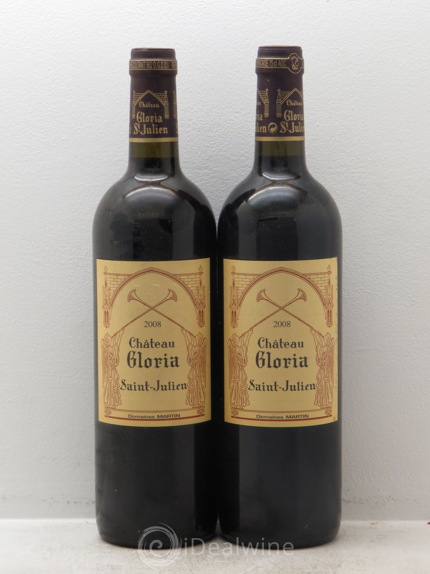 Château Gloria 2008 - Lot de 2 bouteilles - 0