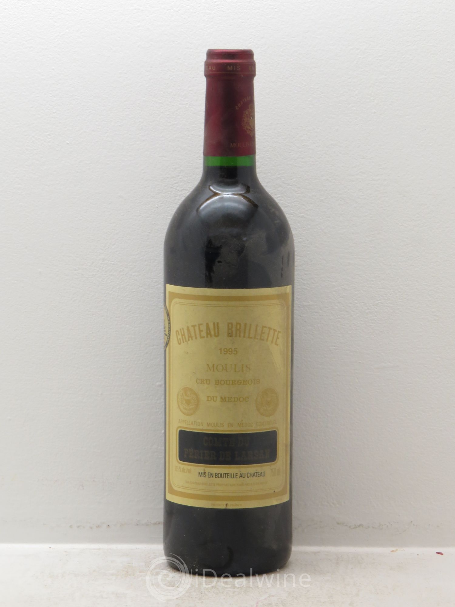 Château Brillette Cru Bourgeois 1995 - Lot de 1 bouteille - 0