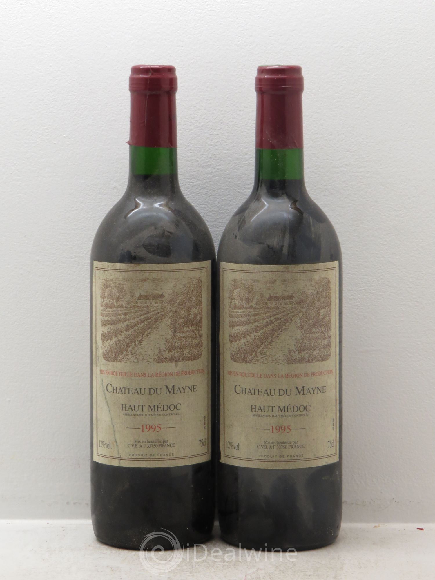 Haut Médoc Du Maine 1995 - Posten von 2 Flaschen - 0