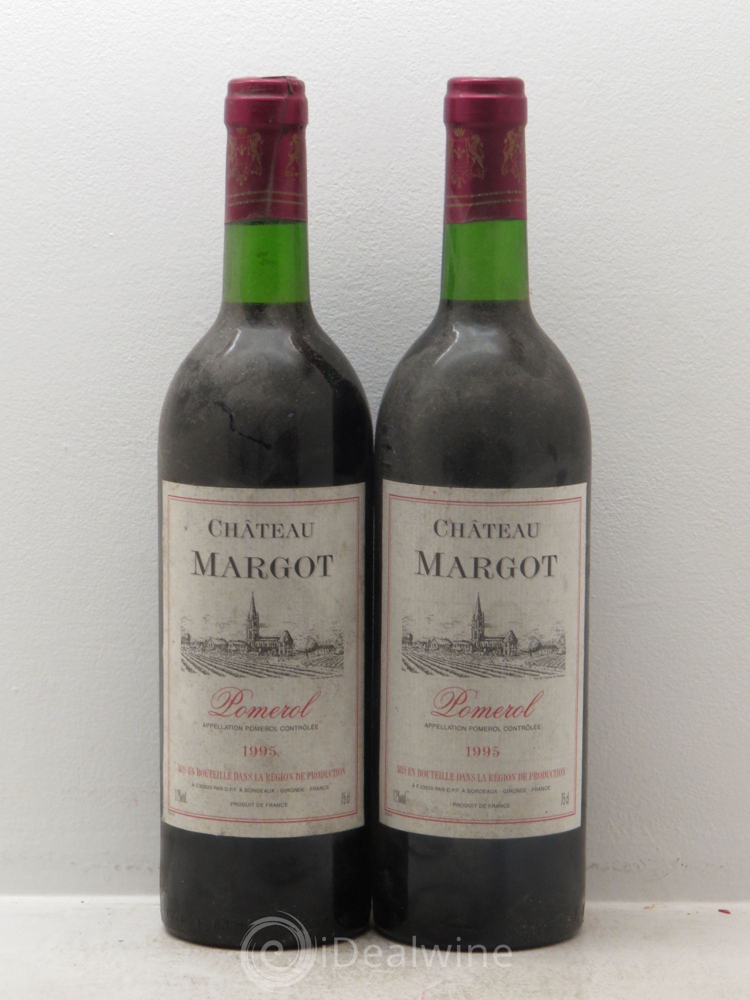 Pomerol Margot 1995 - Lot de 2 bouteilles - 0