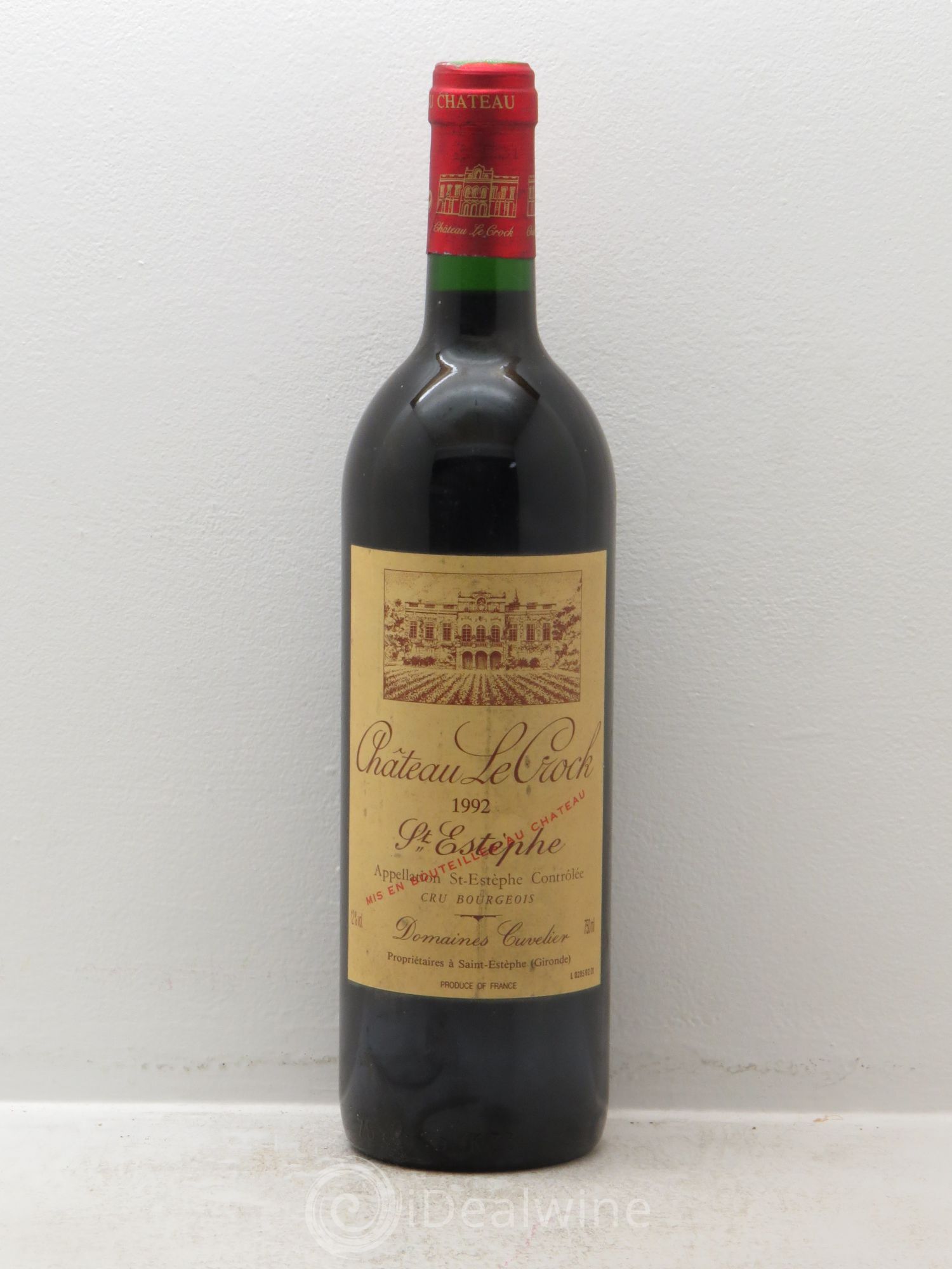 Château le Crock Cru Bourgeois 1992 - Posten von 1 Flasche - 0