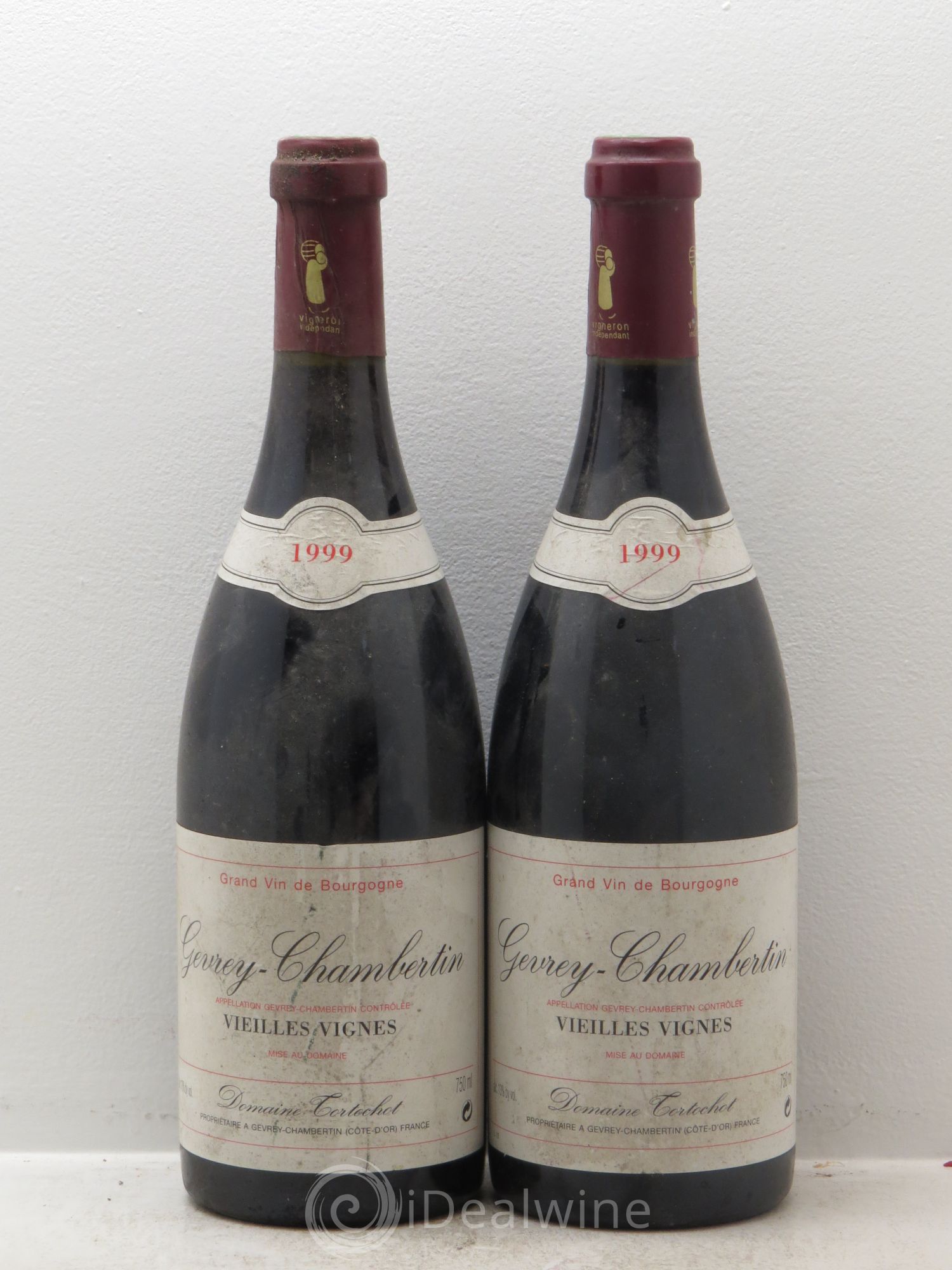 Gevrey-Chambertin Vieilles Vignes Tortochot 1999 - Posten von 2 Flaschen - 0
