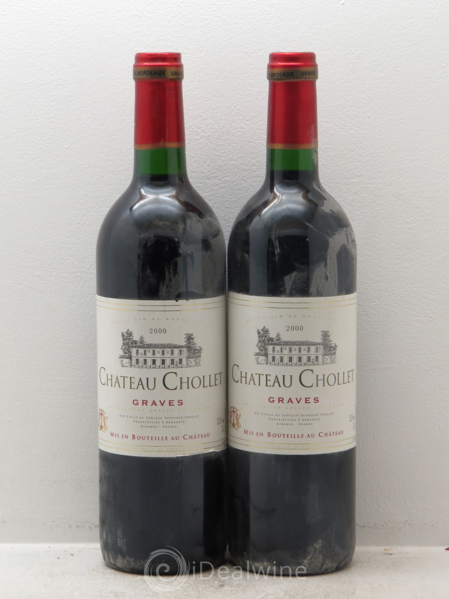 Graves Chollet 2000 - Lot de 2 bouteilles - 0