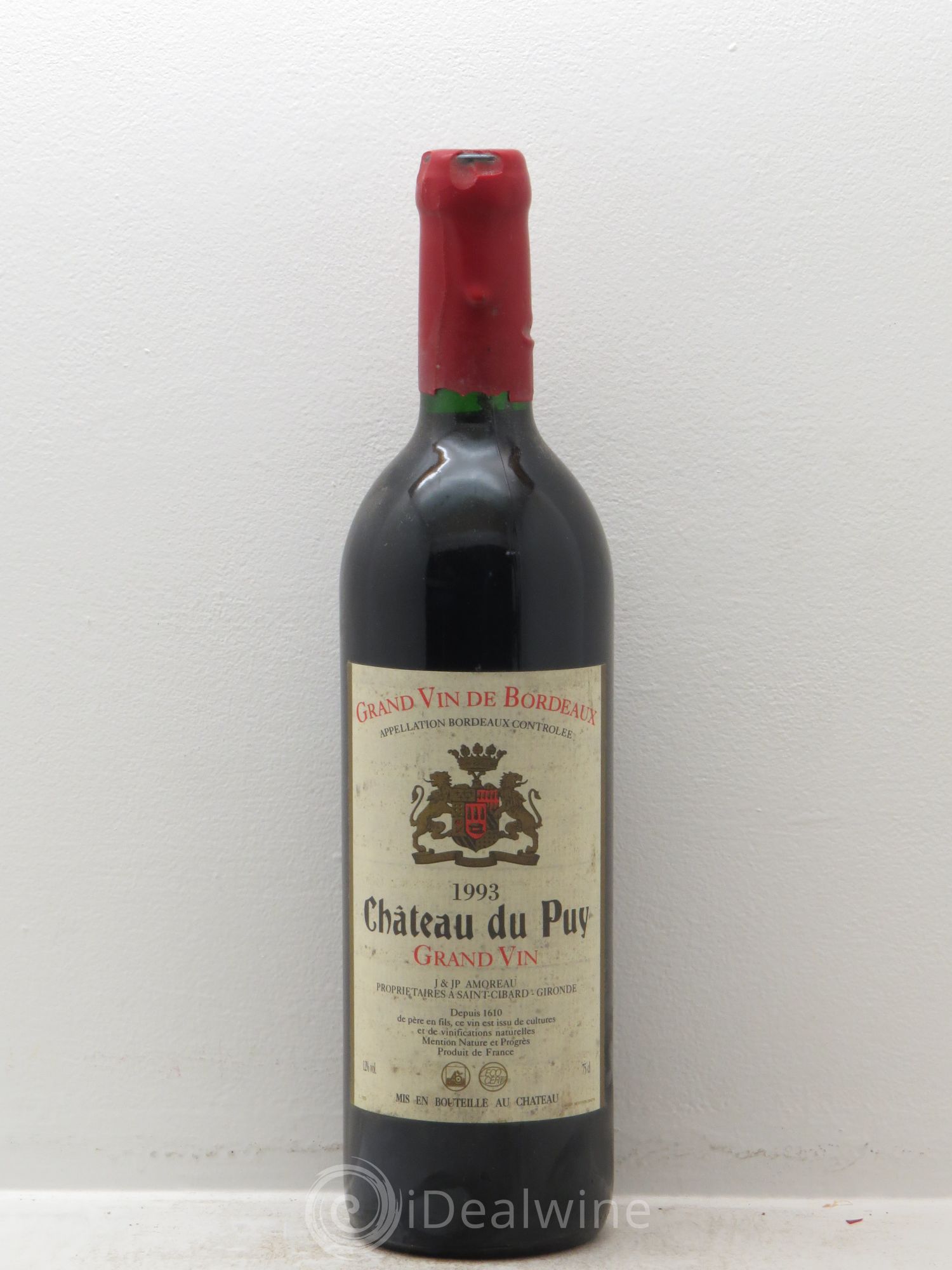 Bordeaux Château du Puy 1993 - Posten von 1 Flasche - 0