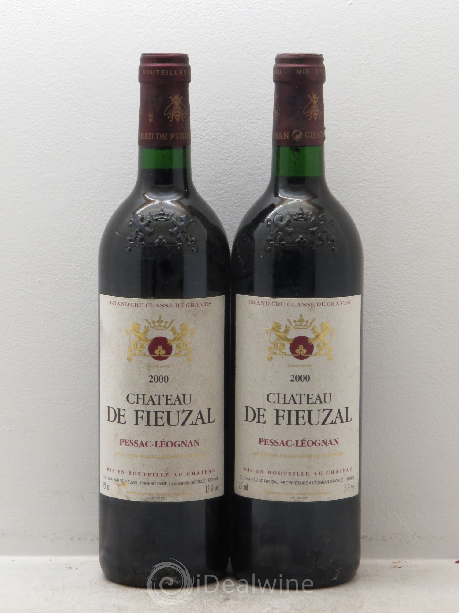 Château de Fieuzal Cru Classé de Graves 2000 - Lot de 2 bouteilles - 0