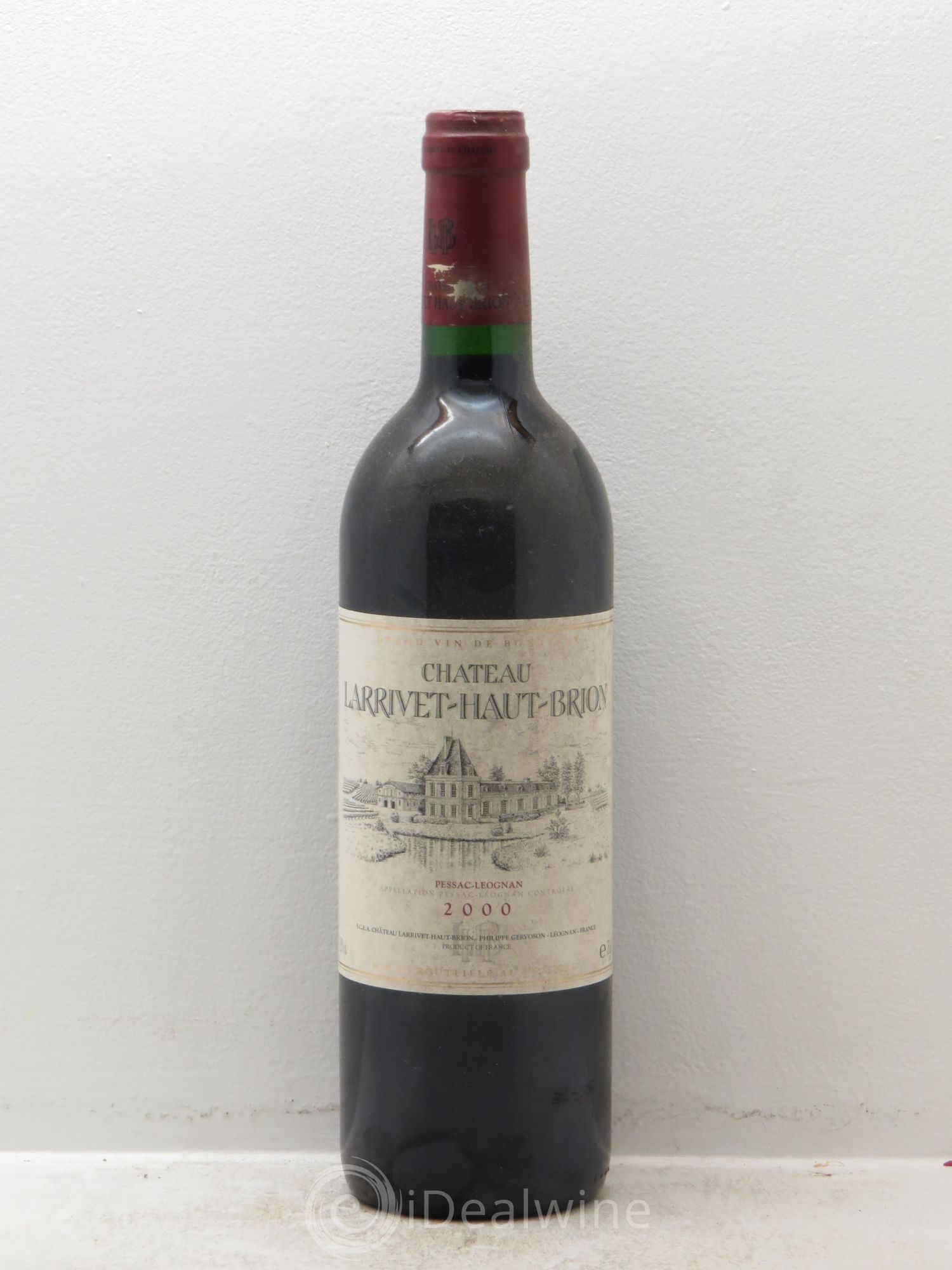 Château Larrivet Haut-Brion 2000 - Lot de 1 bouteille - 0