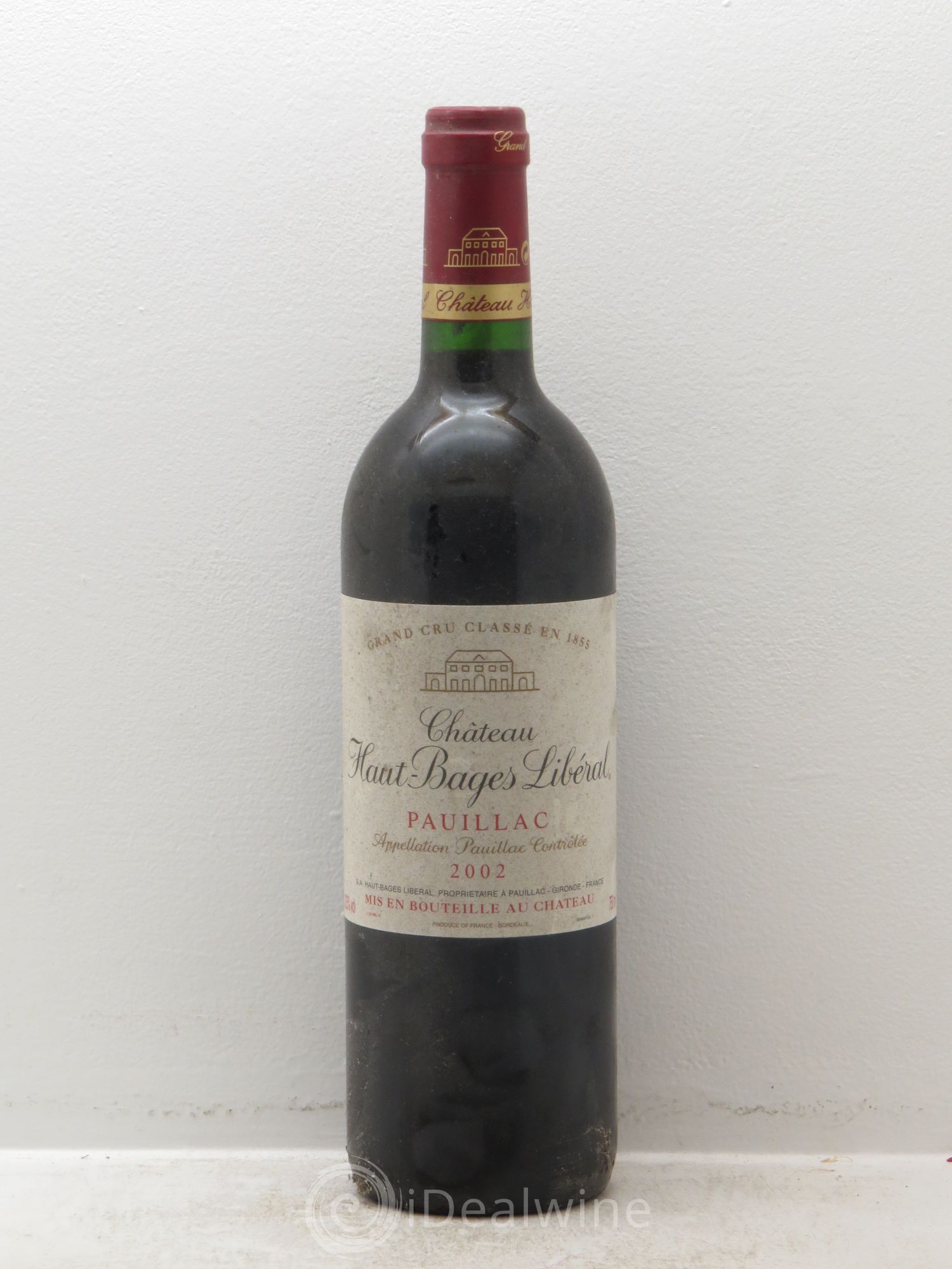 Château Haut Bages Libéral 5ème Grand Cru Classé 2002 - Lot de 1 bouteille - 0