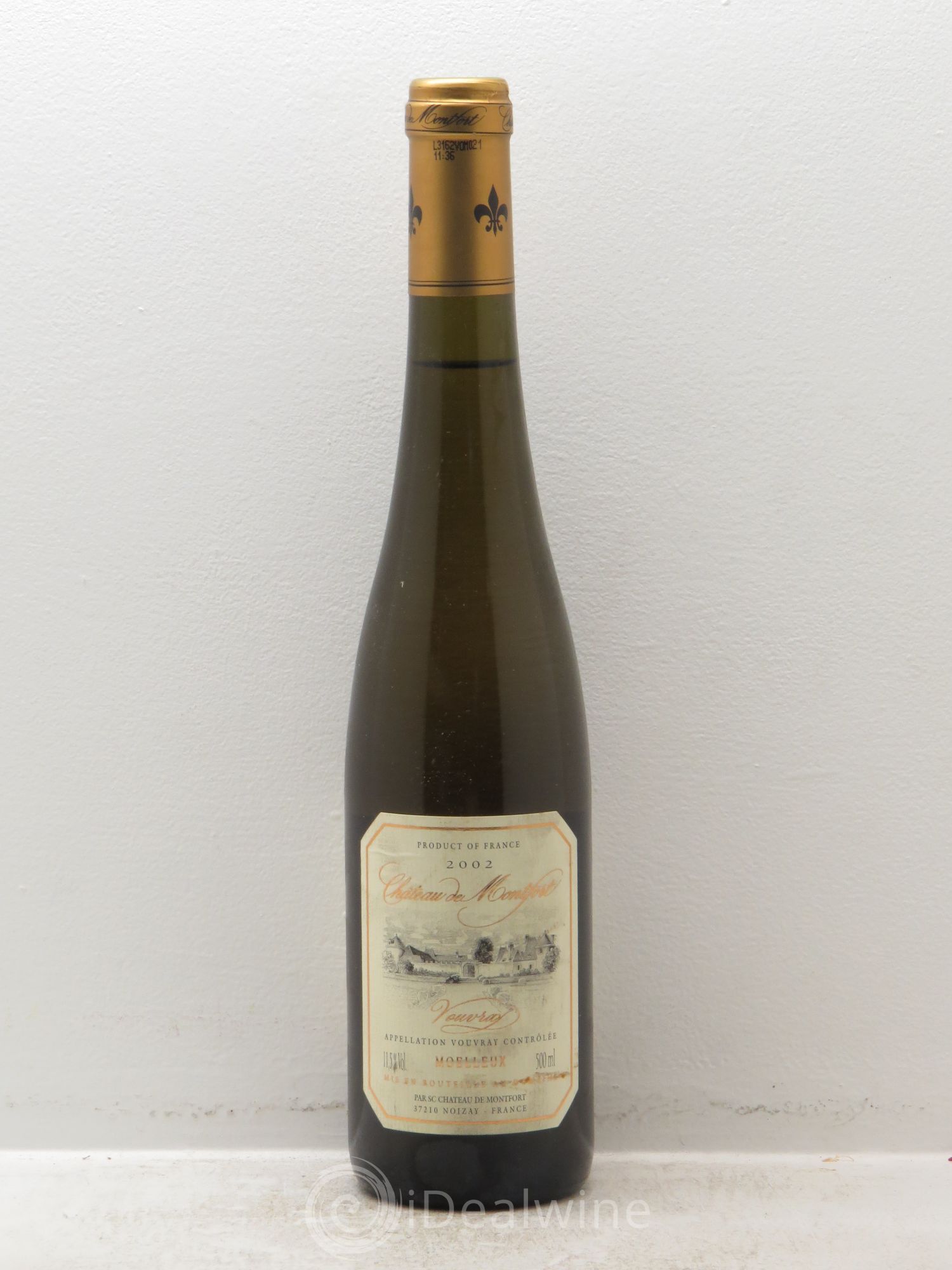 Vouvray Domaine de Montfort (sans prix de réserve) 2002 - Lotto di 6 bottiglie - 0