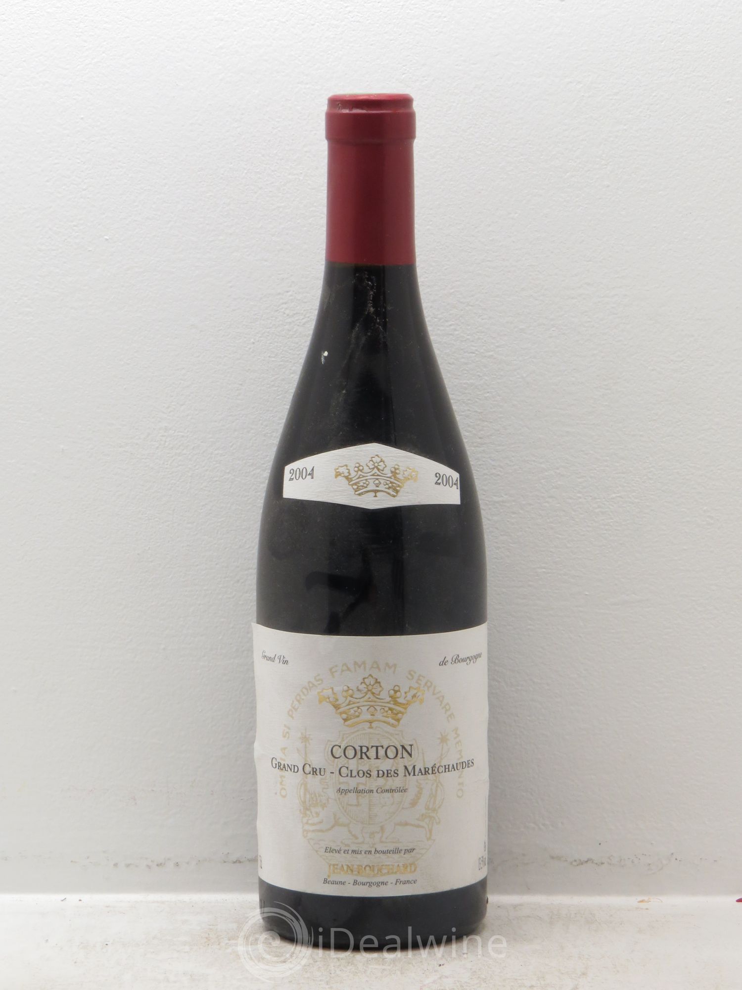 Corton Grand Cru Clos des maréchaudes Domaine Bouchard 2004 - Posten von 1 Flasche - 0