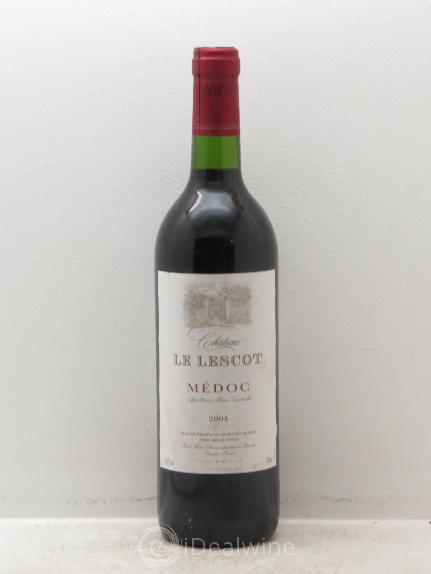 Médoc Lescot 2004 - Lot de 1 bouteille - 0