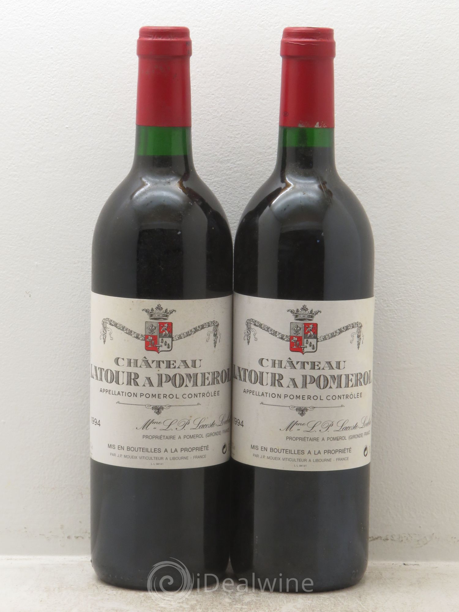 Château Latour à Pomerol 1994 - Lot de 2 bouteilles - 0