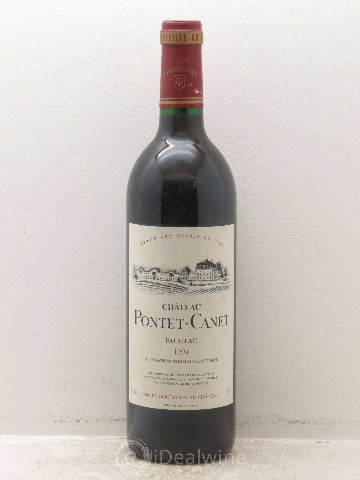Château Pontet Canet 5ème Grand Cru Classé 1994 - Lot de 1 bouteille - 0
