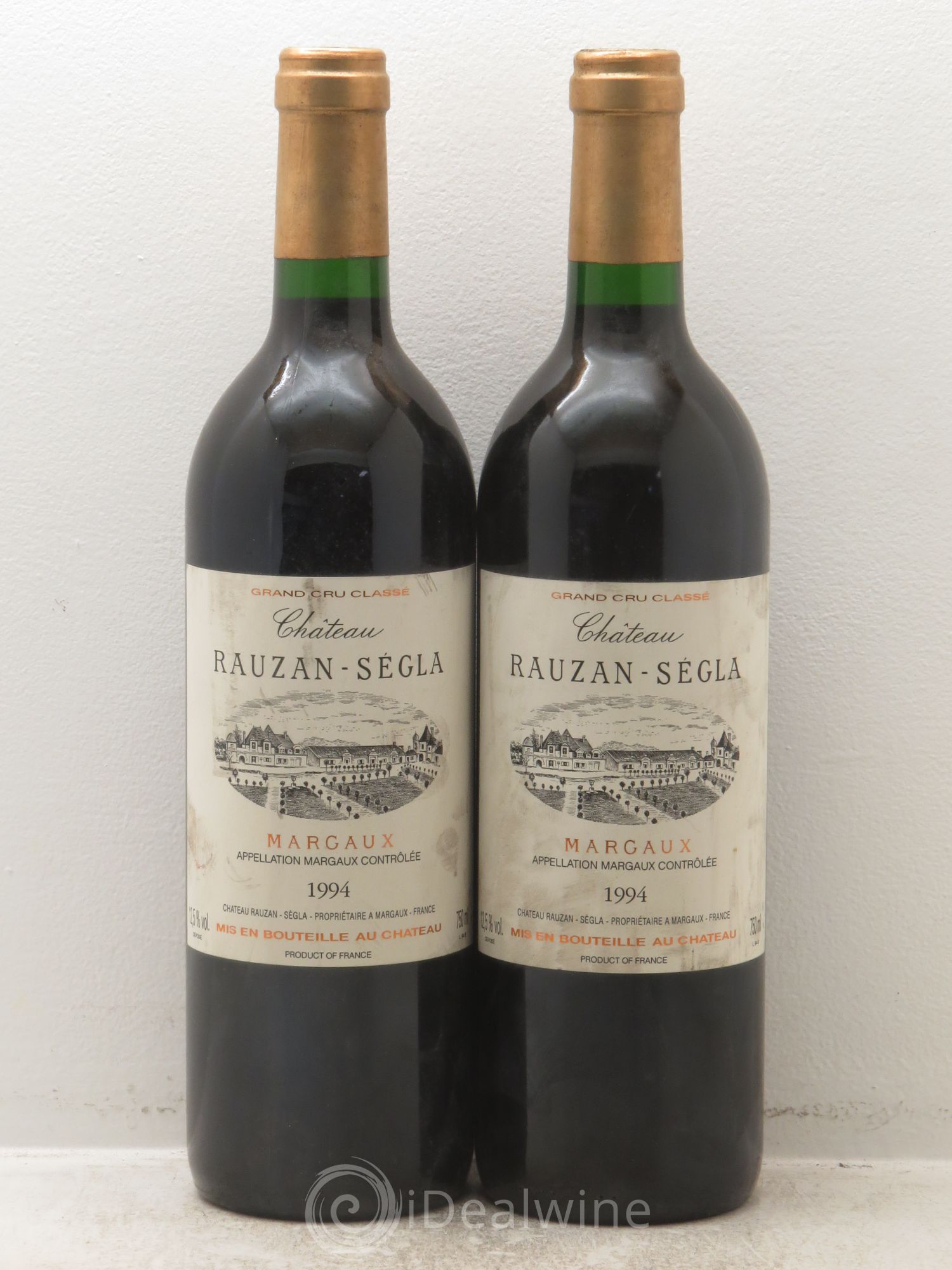 Château Rauzan Ségla Grand Cru Classé 1994 - Lot de 2 bouteilles - 0