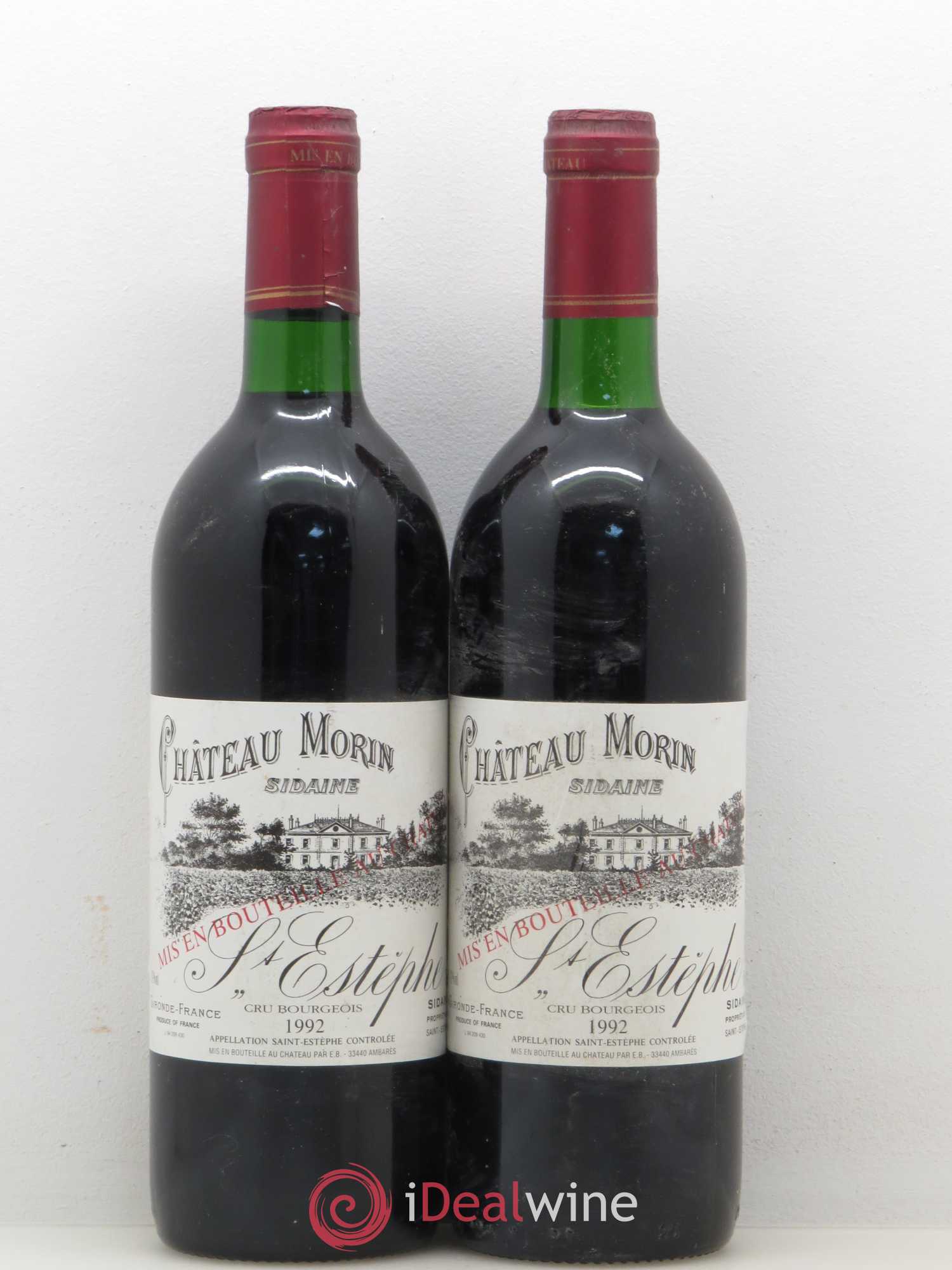 Château Morin 1992 - Lot de 2 bouteilles - 0