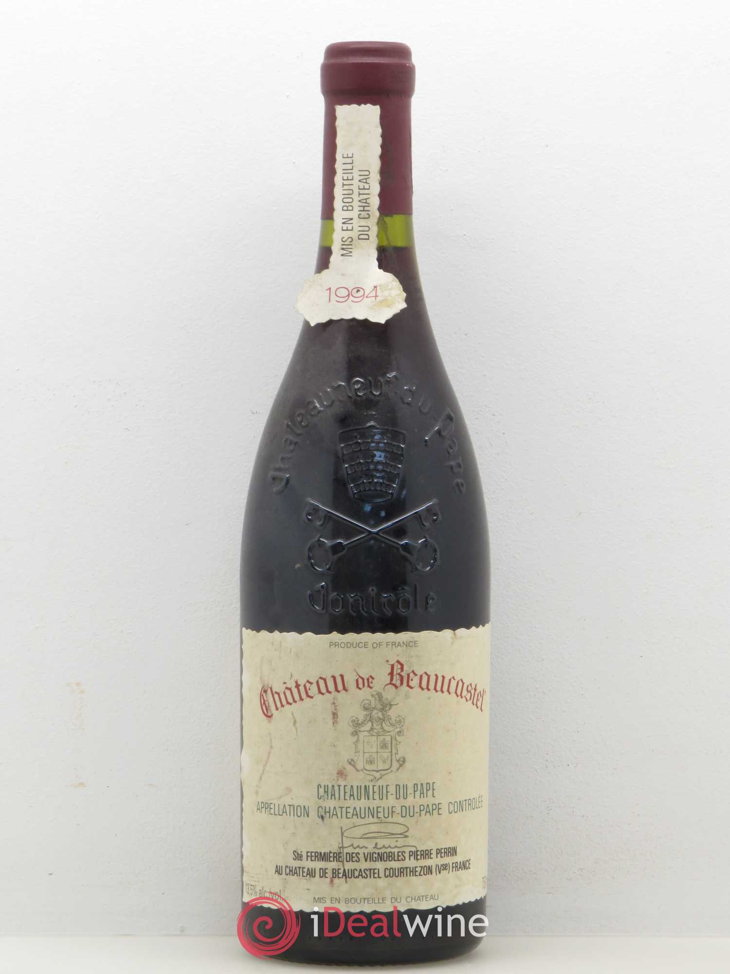 Châteauneuf-du-Pape Château de Beaucastel Famille Perrin 1994 - Lot de 1 bouteille - 0