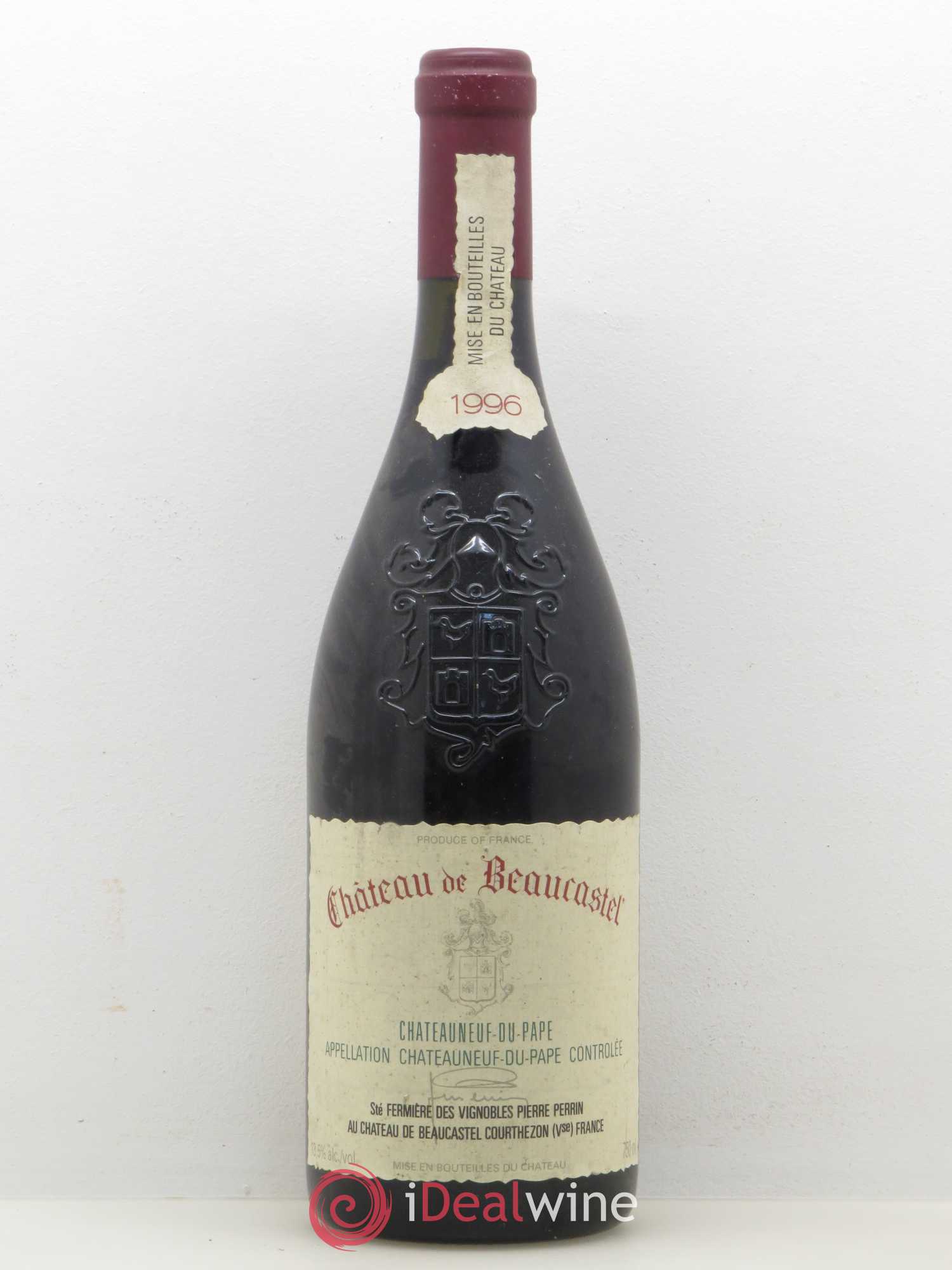 Châteauneuf-du-Pape Château de Beaucastel Famille Perrin 1996 - Lot de 1 bouteille - 0