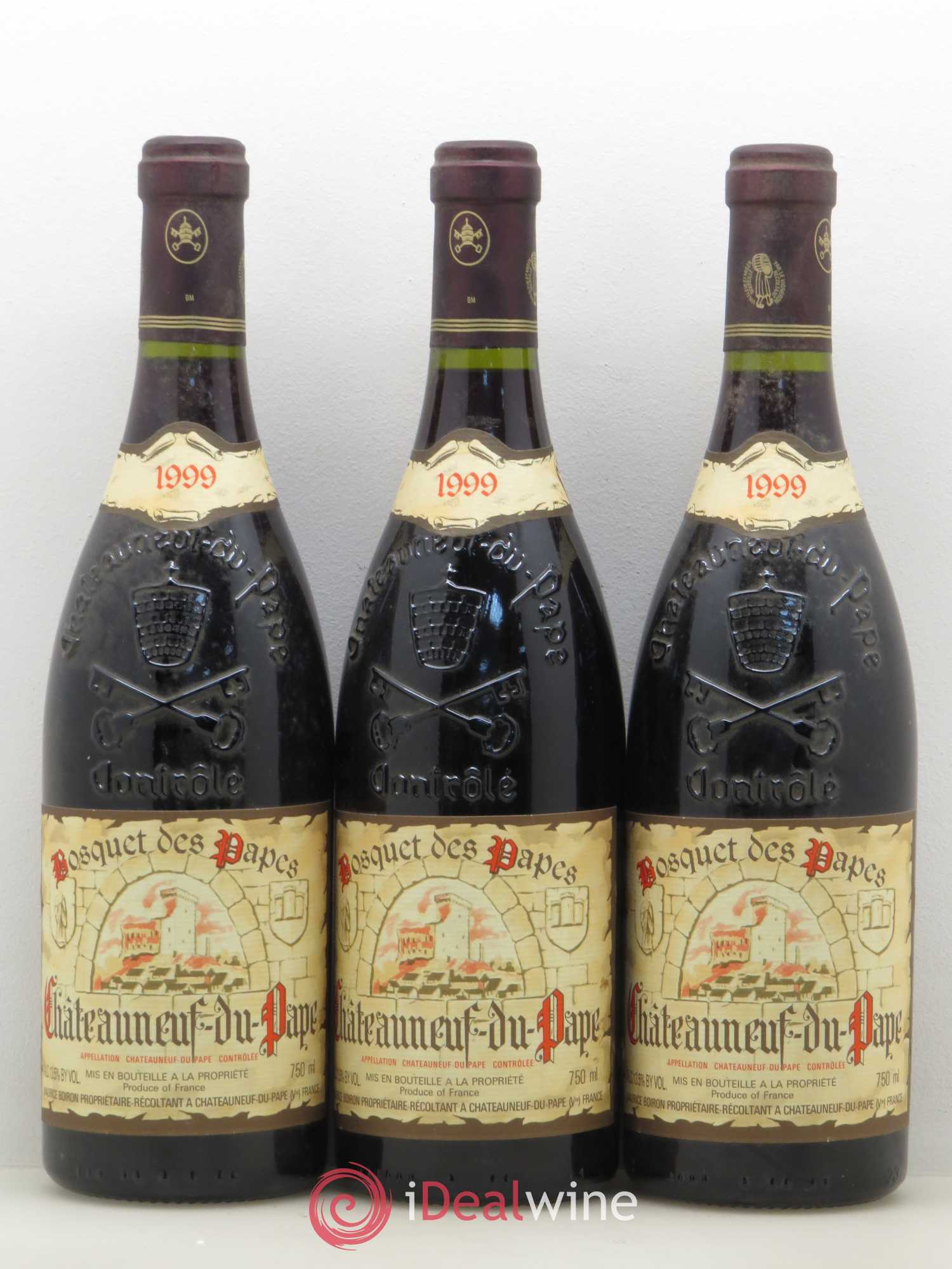 Châteauneuf-du-Pape Bosquet des papes 1999 - Posten von 6 Flaschen - 2