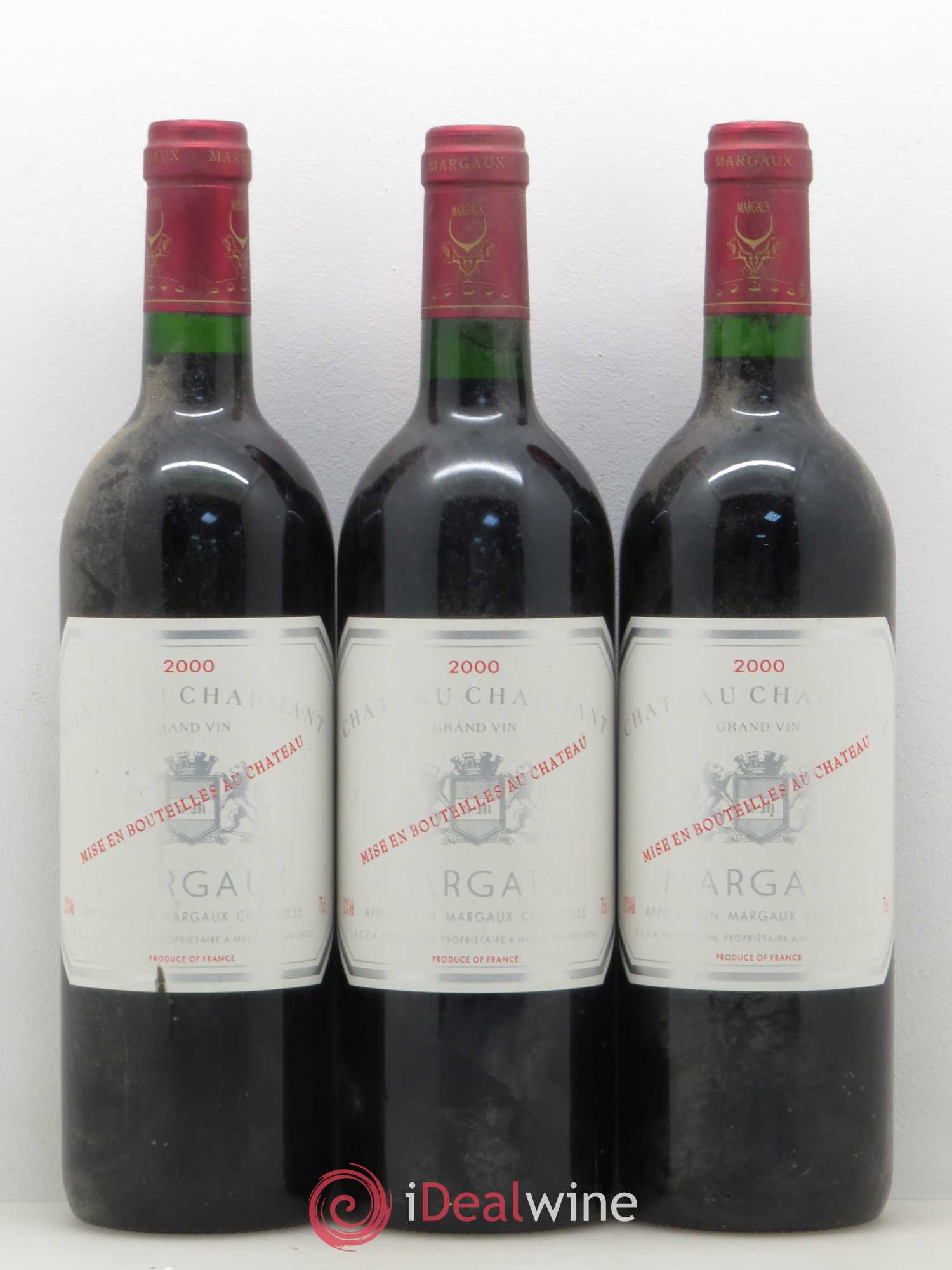 Bordeaux Margaux Château Charmant 2000 - Posten von 3 Flaschen - 0