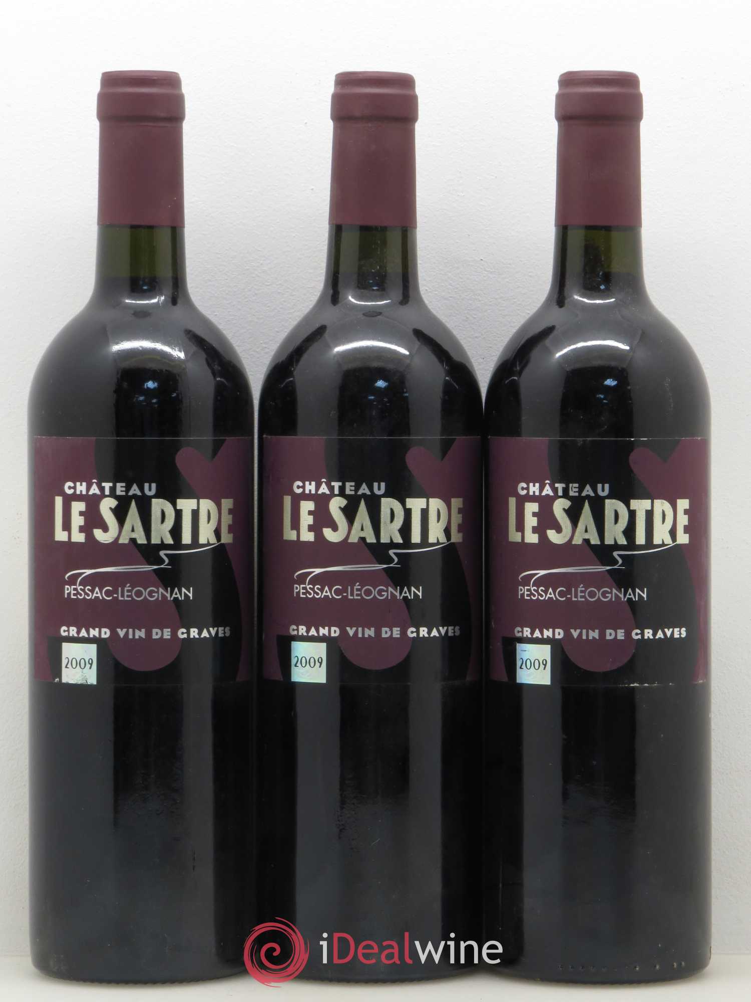 Château le Sartre 2009 - Lot de 3 bouteilles - 0