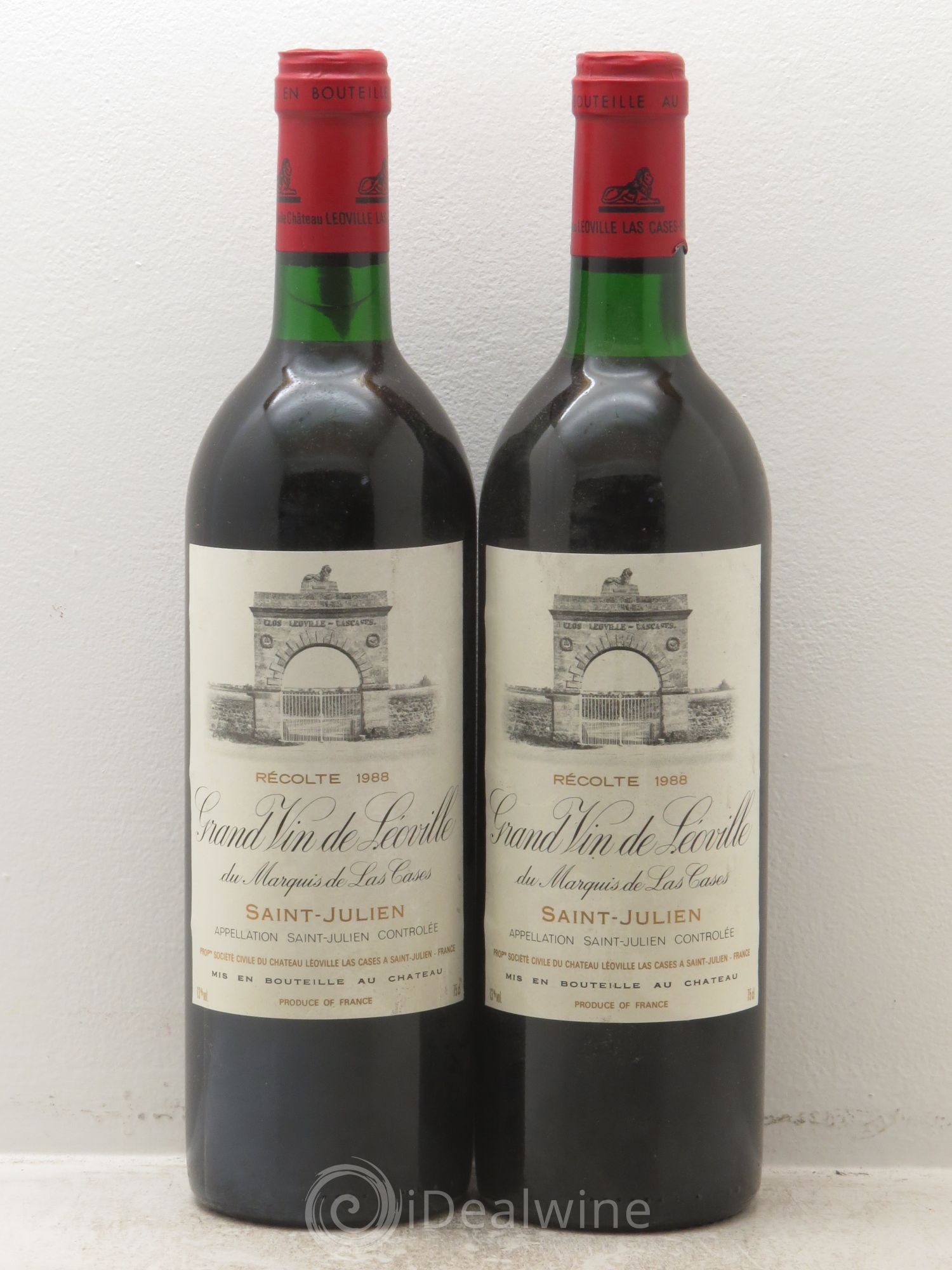 Château Léoville Las Cases 2ème Grand Cru Classé 1988 - Lot de 2 bouteilles - 0