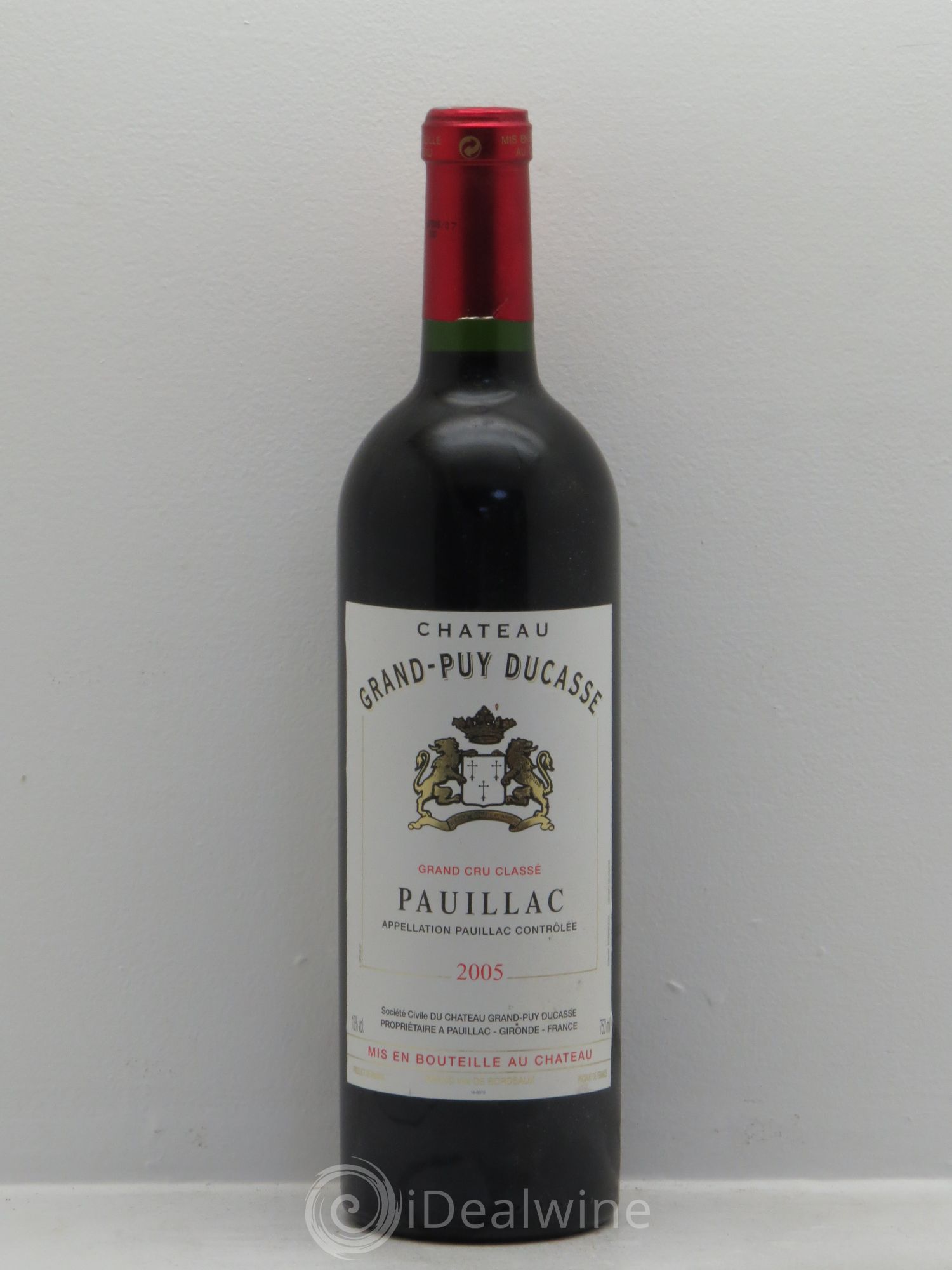 Château Grand Puy Ducasse 5ème Grand Cru Classé 2005 - Lot de 1 bouteille - 0