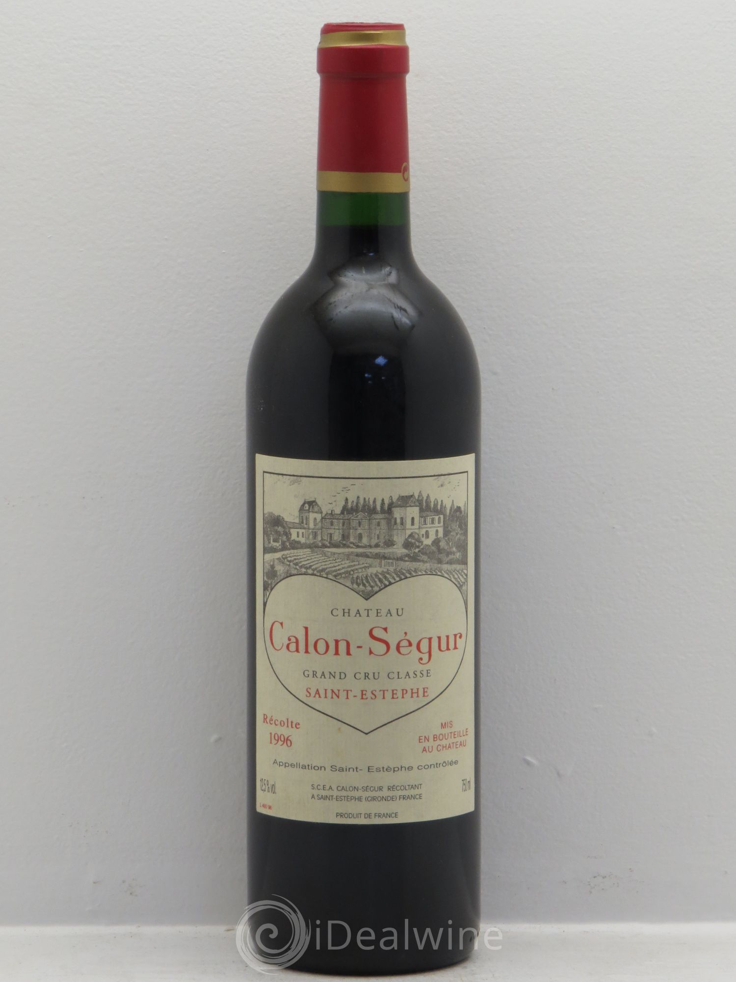 Château Calon Ségur 3ème Grand Cru Classé 1996 - Lot de 1 bouteille - 0