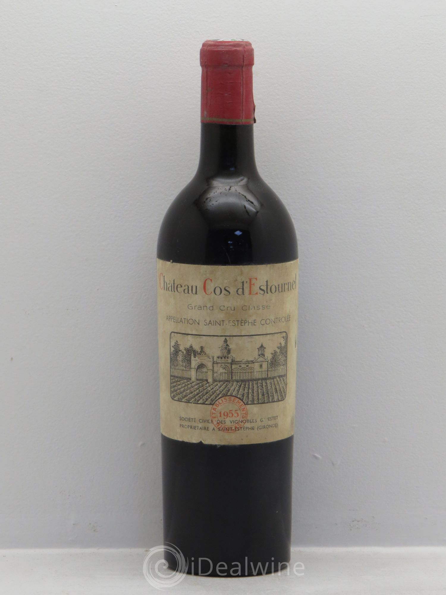 Cos d'Estournel 2ème Grand Cru Classé 1955 - Lot de 1 bouteille - 0