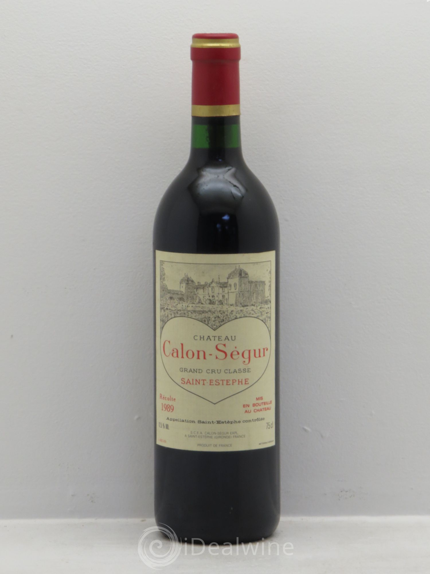Château Calon Ségur 3ème Grand Cru Classé 1989 - Lot de 1 bouteille - 0