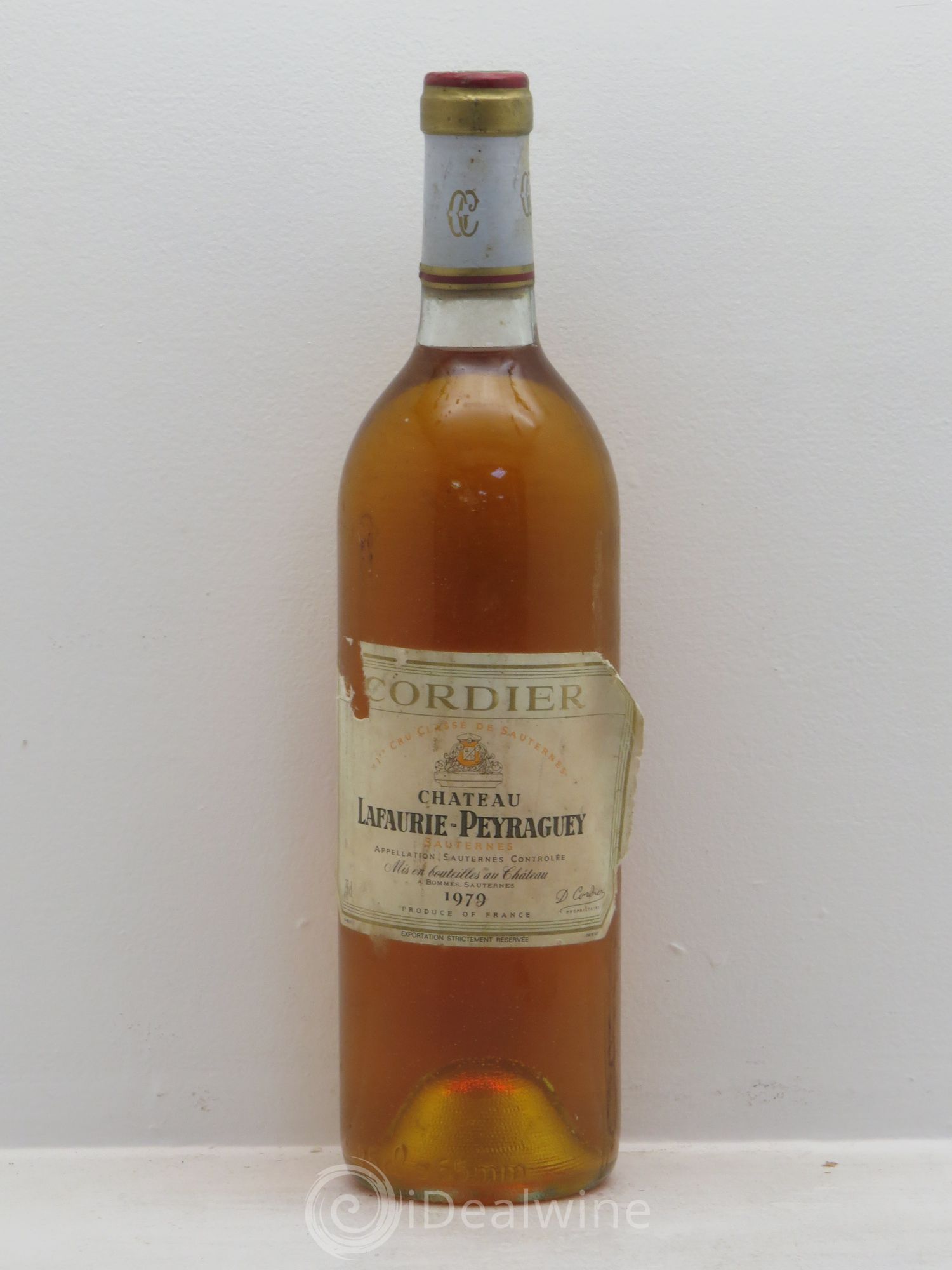 Château Lafaurie-Peyraguey 1er Grand Cru Classé 1979 - Lotto di 1 bottiglia - 0