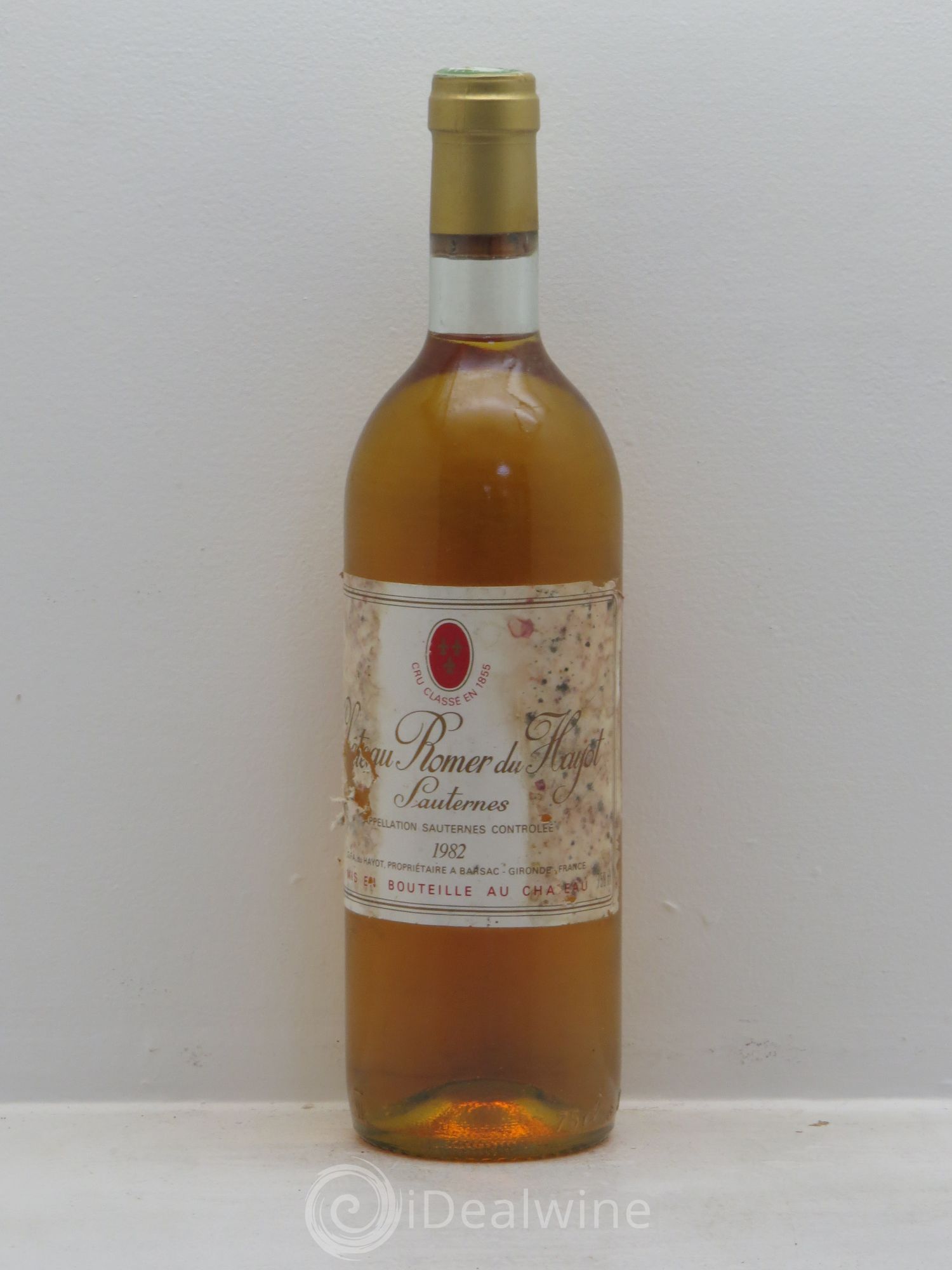 Château Romer du Hayot 2ème Grand Cru Classé 1982 - Posten von 1 Flasche - 0