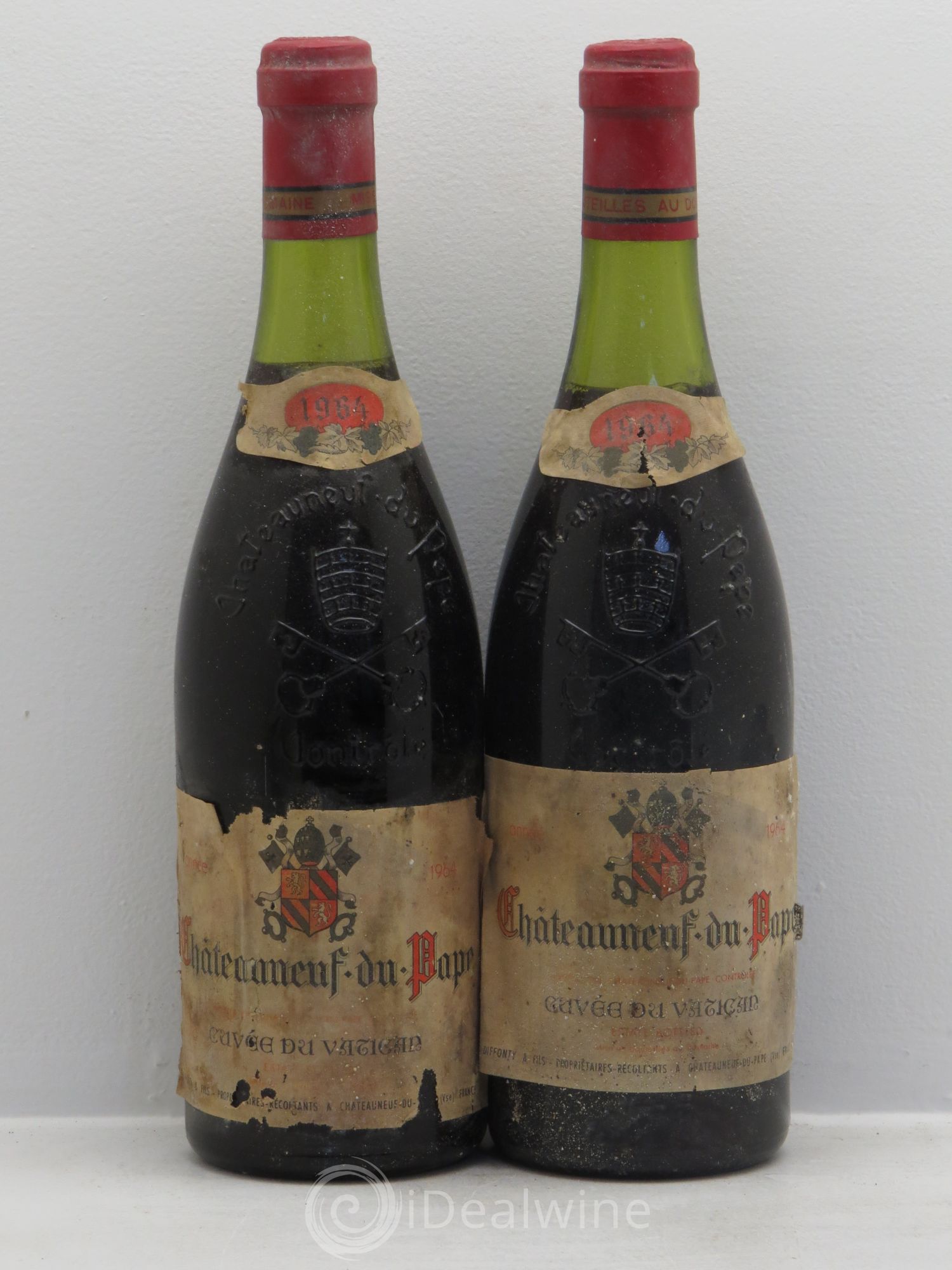 Châteauneuf-du-Pape Cuvée du Vatican 1964 - Lot de 2 bouteilles - 0