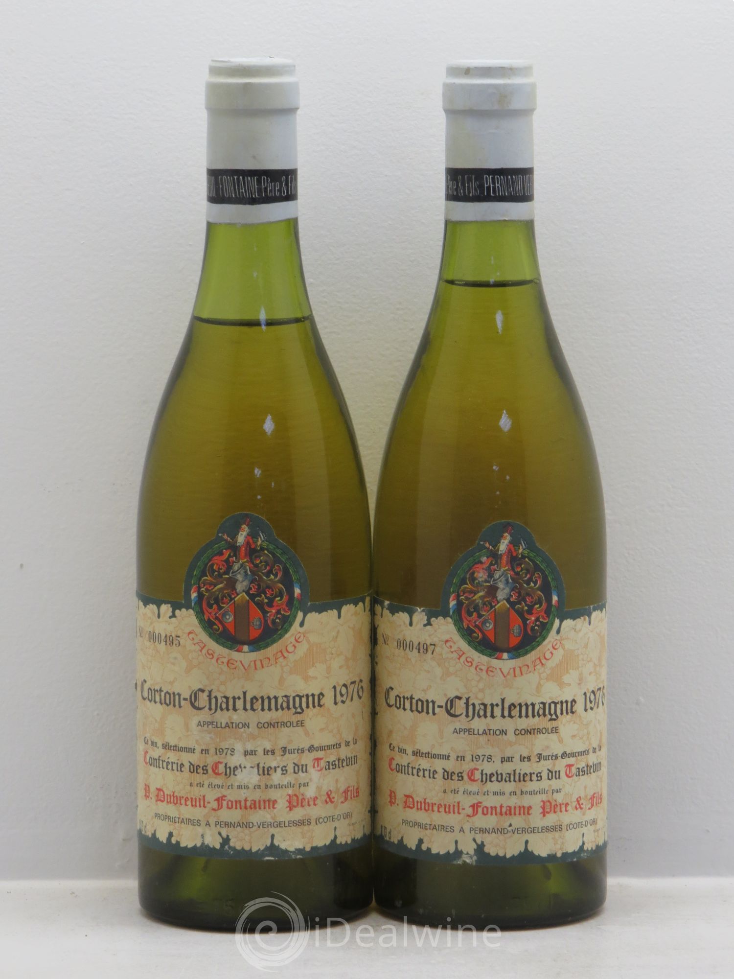 Corton-Charlemagne Grand Cru 1976 - Lot de 2 bouteilles - 0